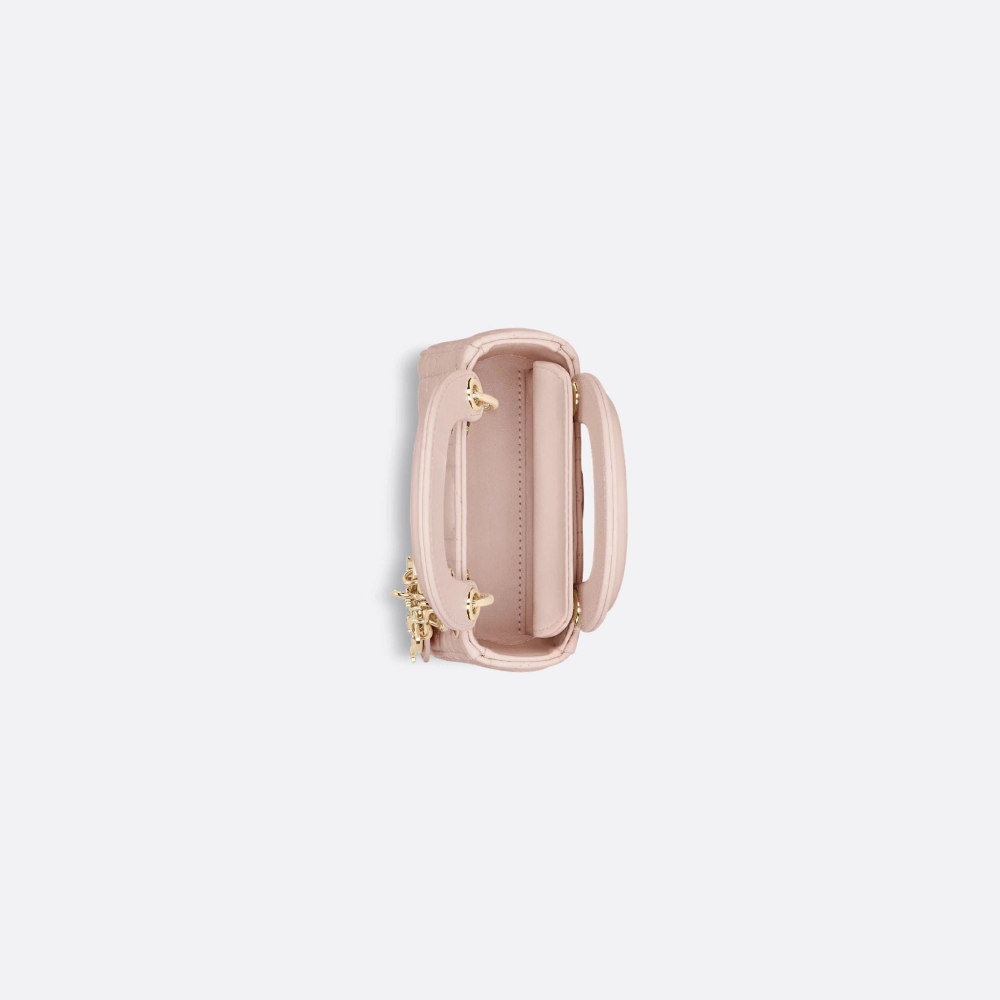 Dior Lady Dior Micro Bag ,Powder Pink Top