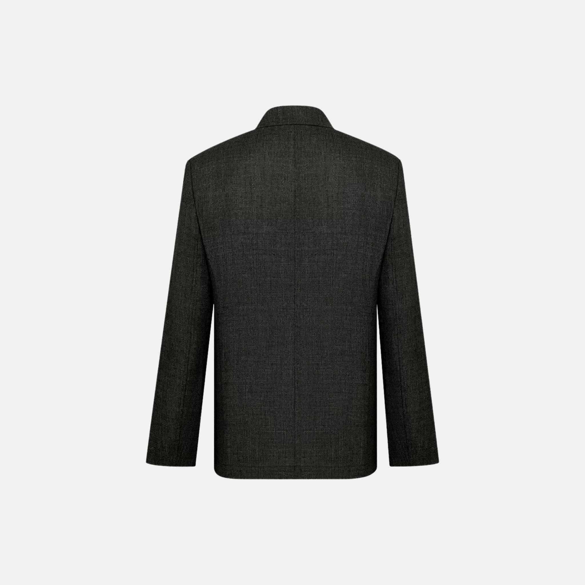 Dior Lightweight Jacket In Virgin Wool Basketweave, Back