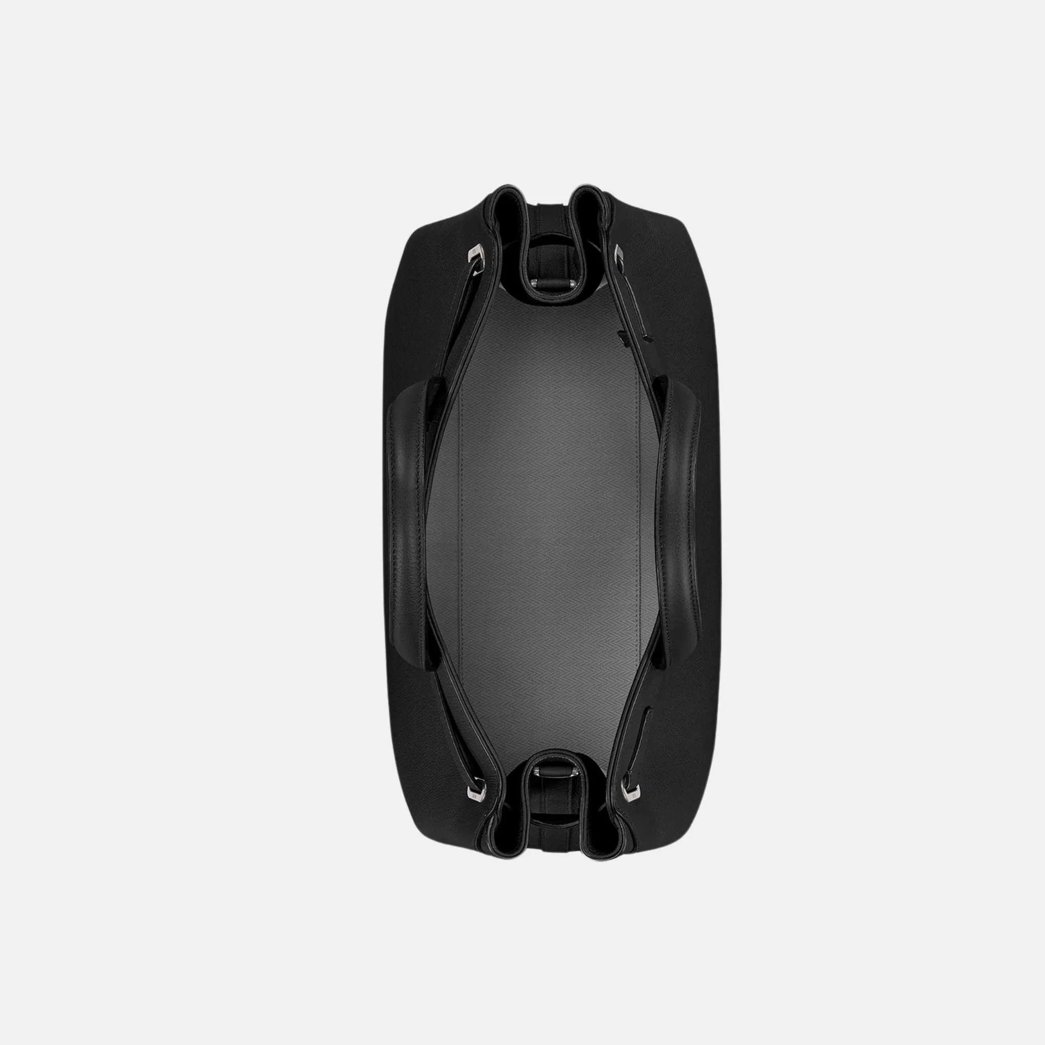 Dior Medium Normandie Tote Bag In Icons Calfskin, Black, Inside