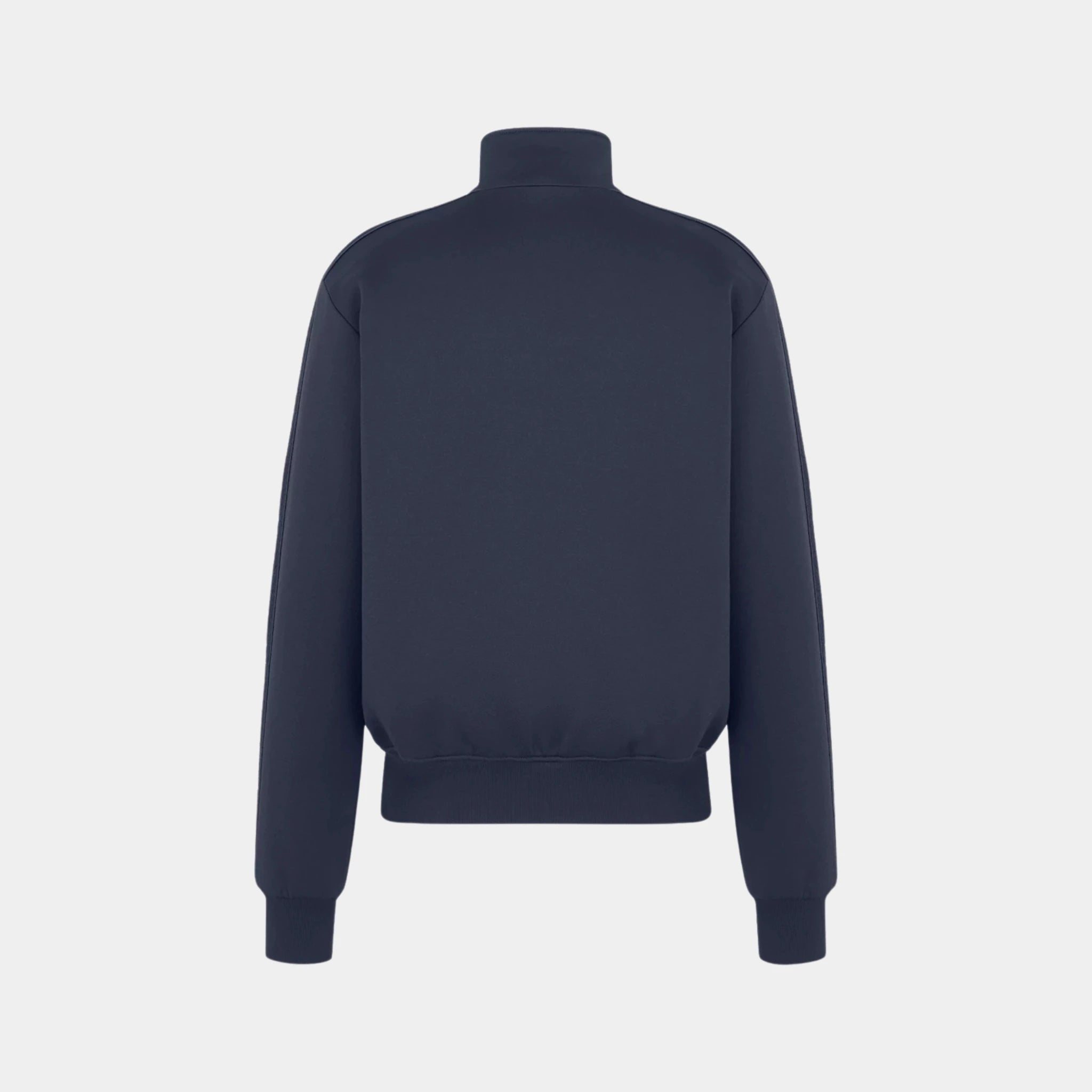 Oblique Track Jacket In Cotton Blend Jersey