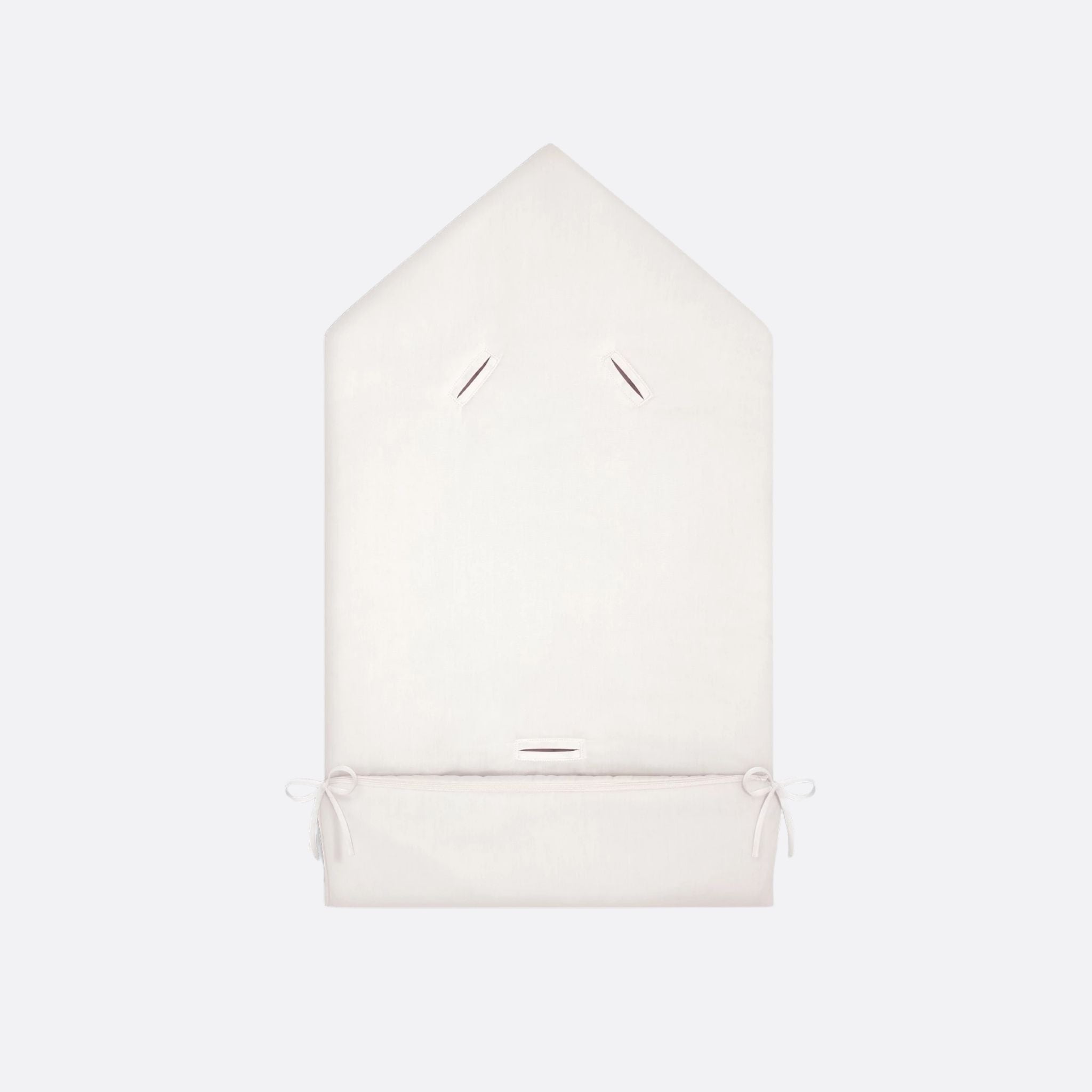 Dior Sleeping Bag Ivory Cotton Poplin Gold Tone Jacquard Star Motif, backView