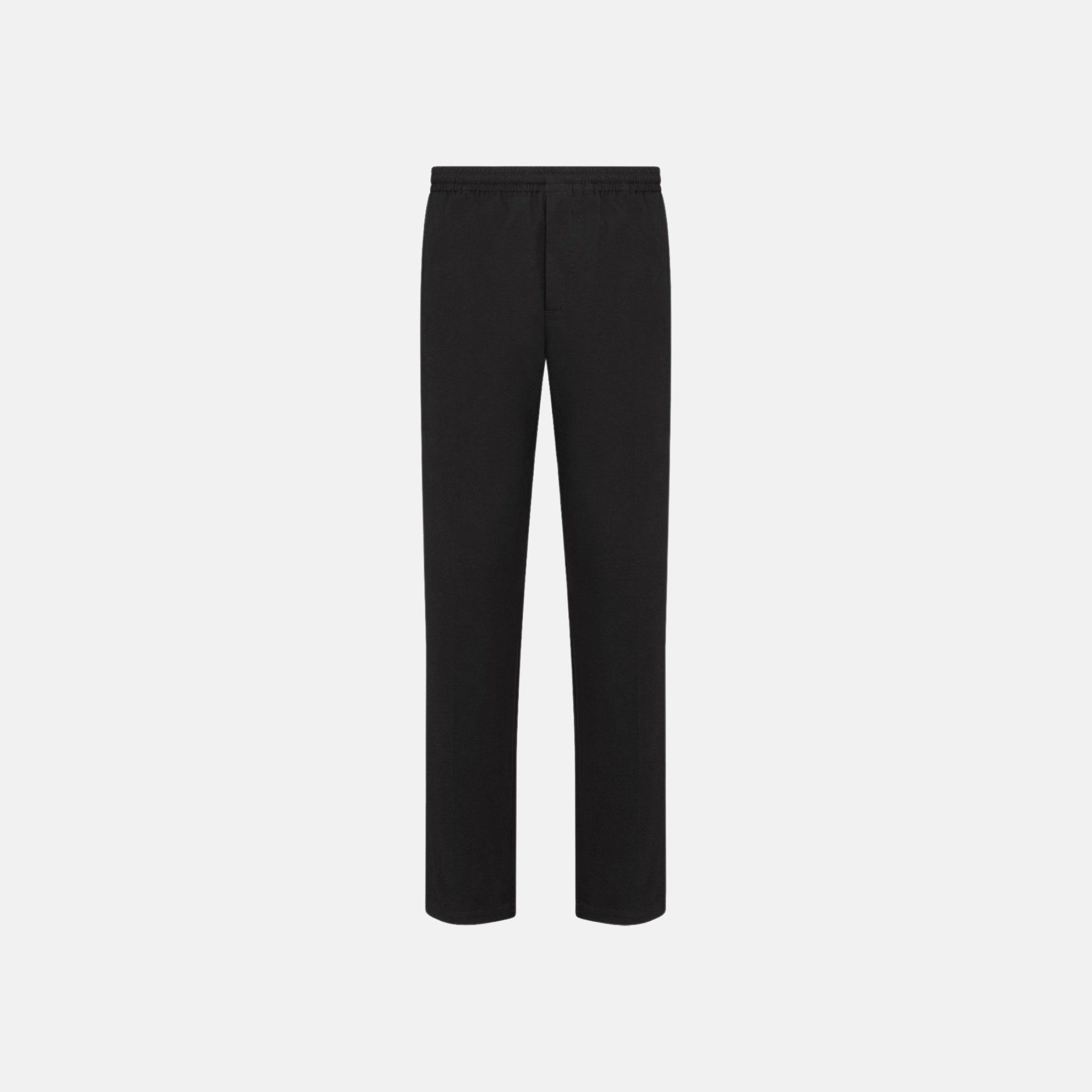 Dior Tailored Track Pants With CD Icon Embroidery In Cotton Blend, Front