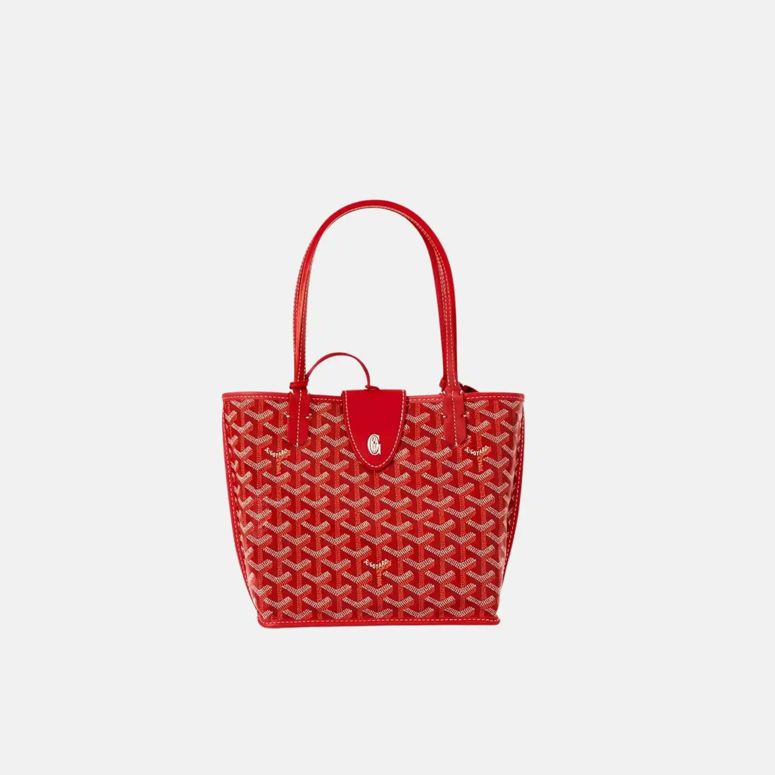 Goyard Anjou Mini Bag, Red, Front