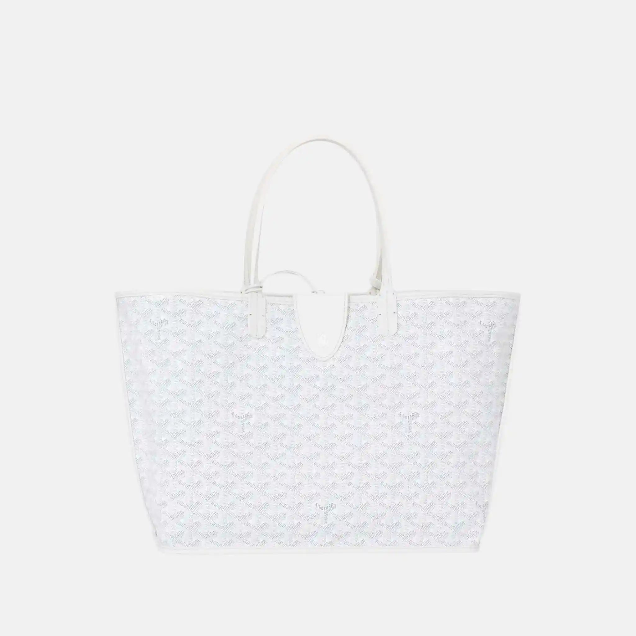 Goyard Anjou PM Bag, White, Front