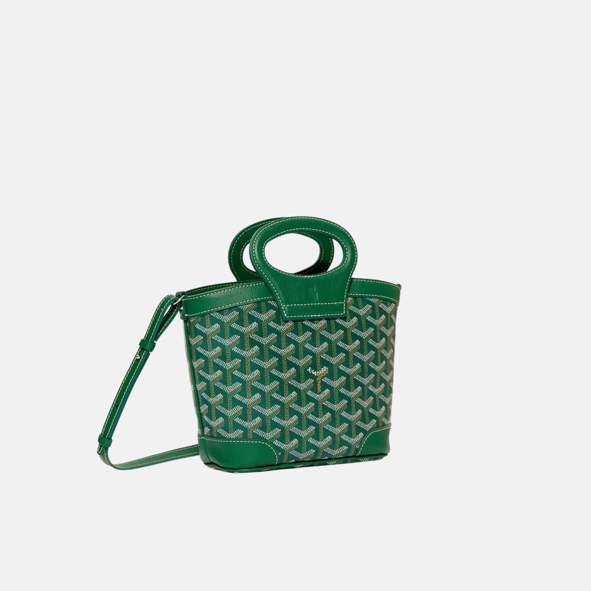 Goyard Beluga Mini Bag, Green, Front
