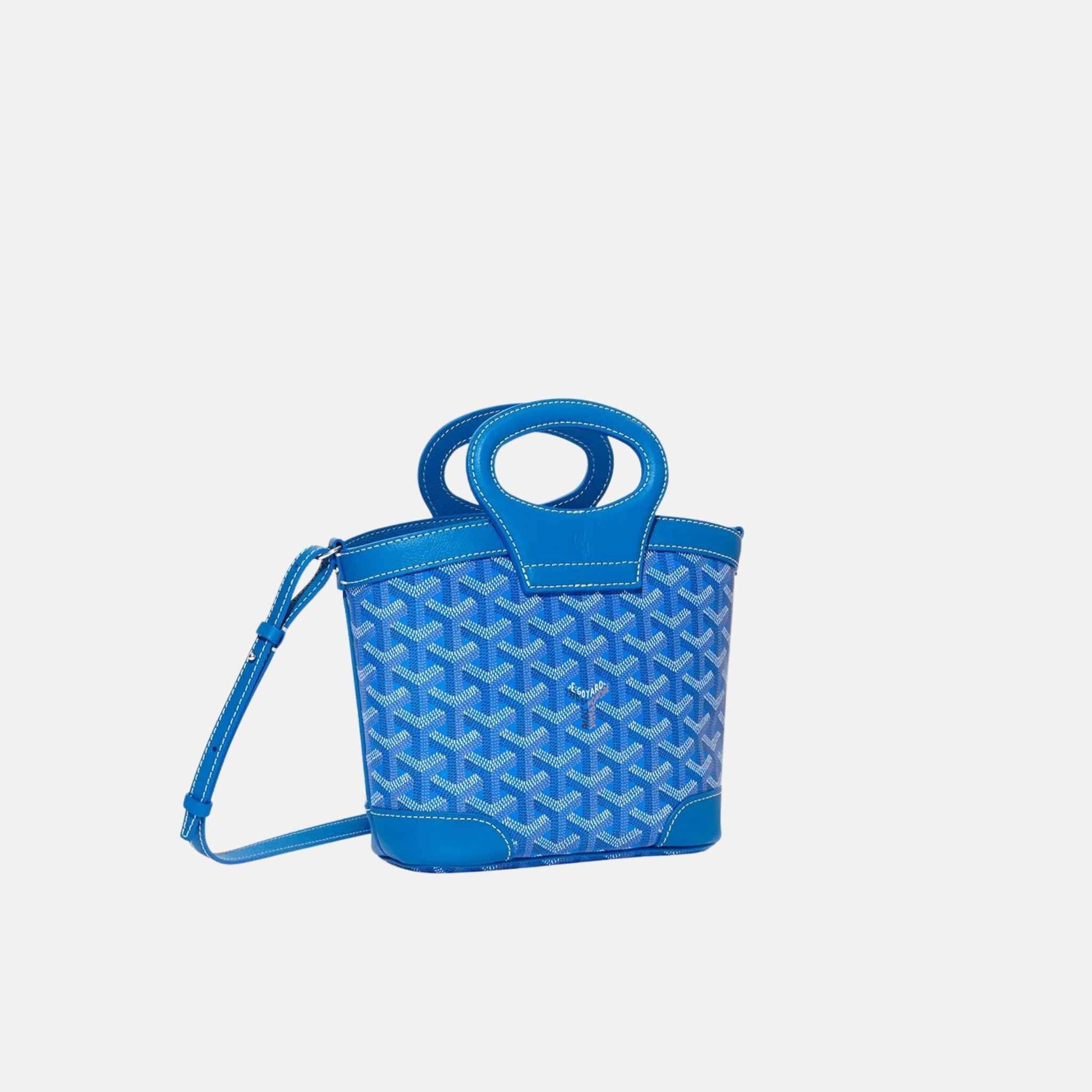 Goyard Beluga Mini Bag, Sky Blue, Front