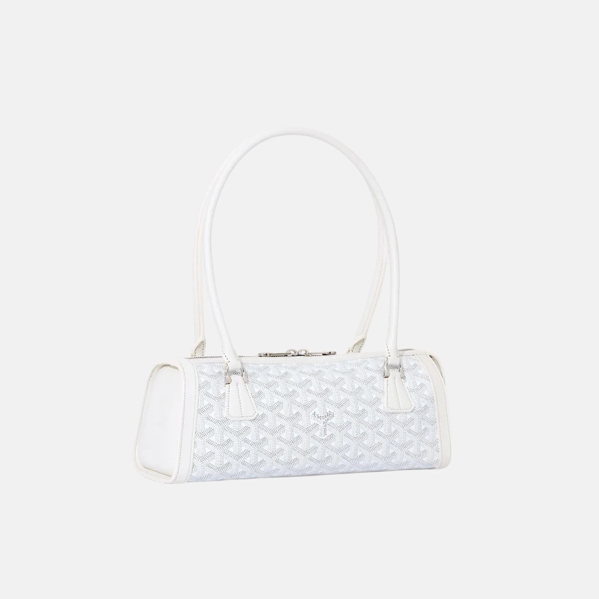 Goyard Bonbonniere Bag, White, Front
