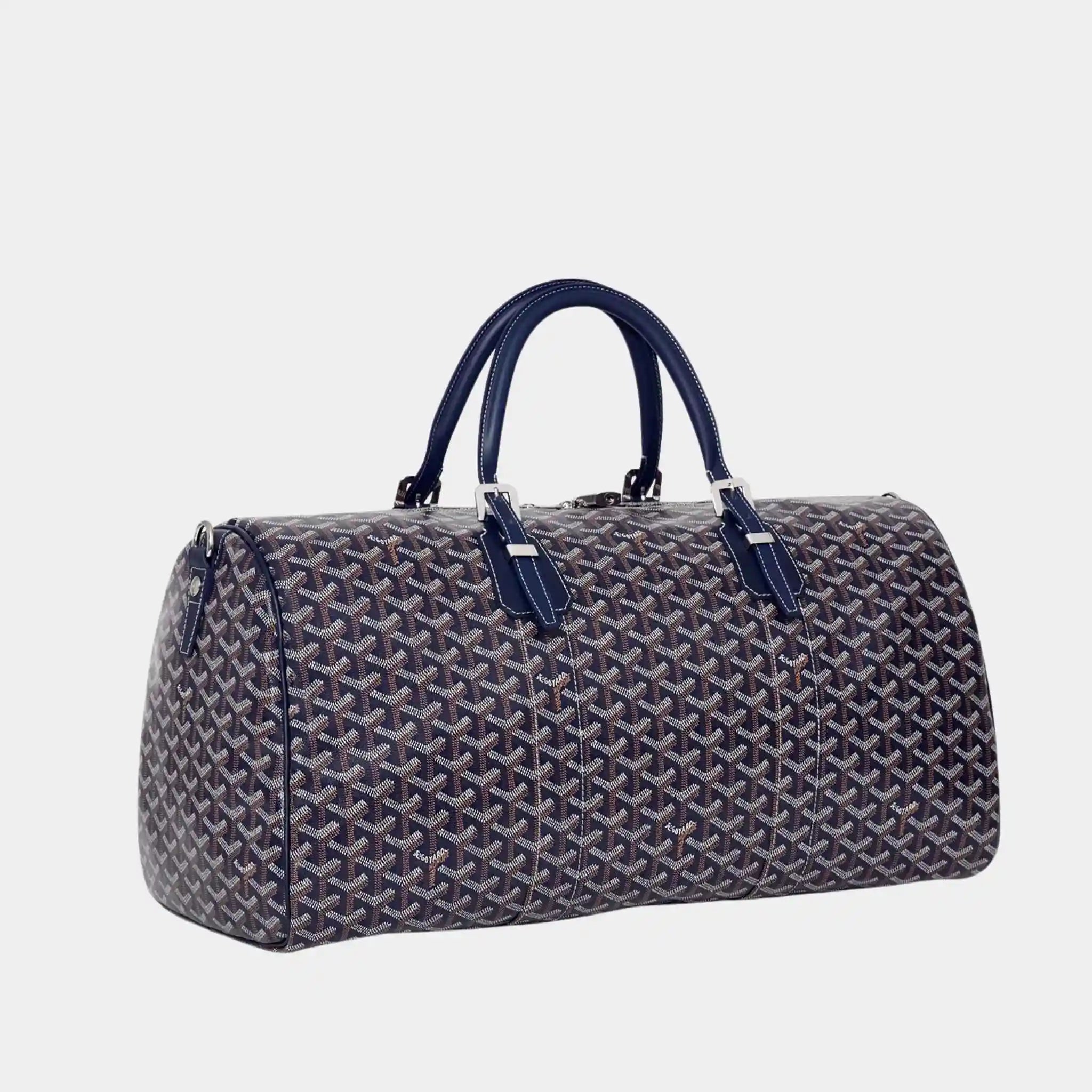 Goyard Boston 50 Bag, Navy Blue