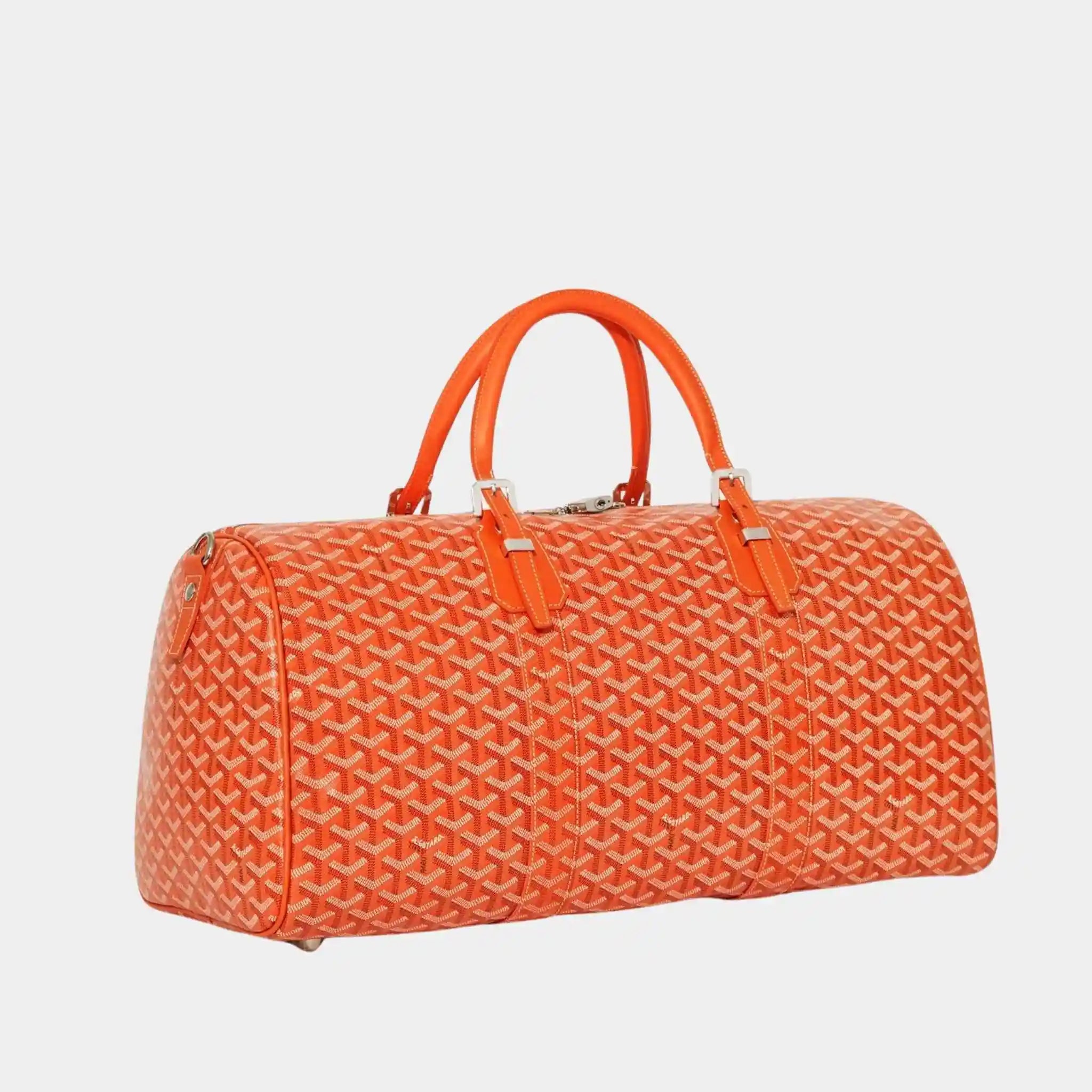 Goyard Boston 50 Bag, Orange