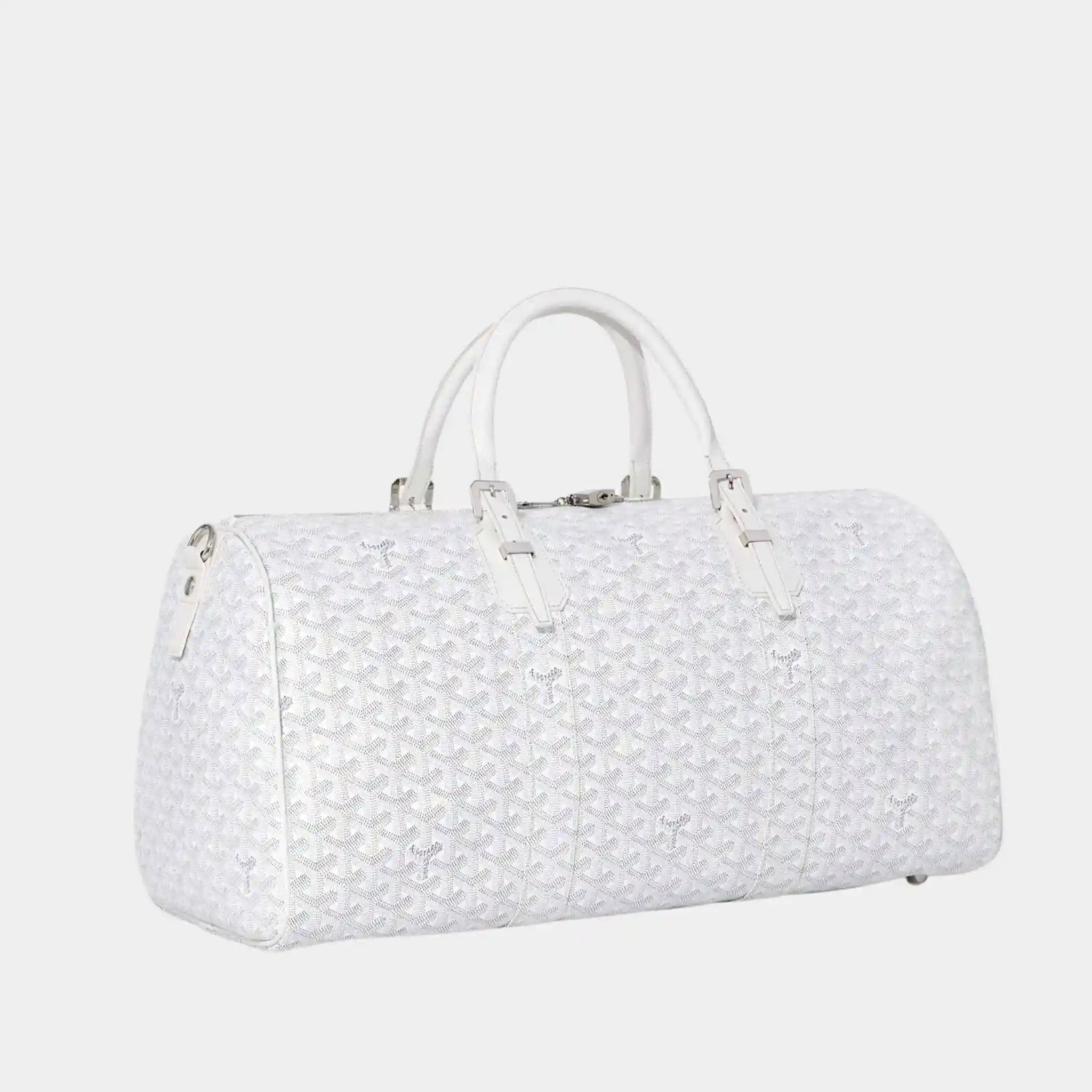 Goyard Boston 50 Bag, White