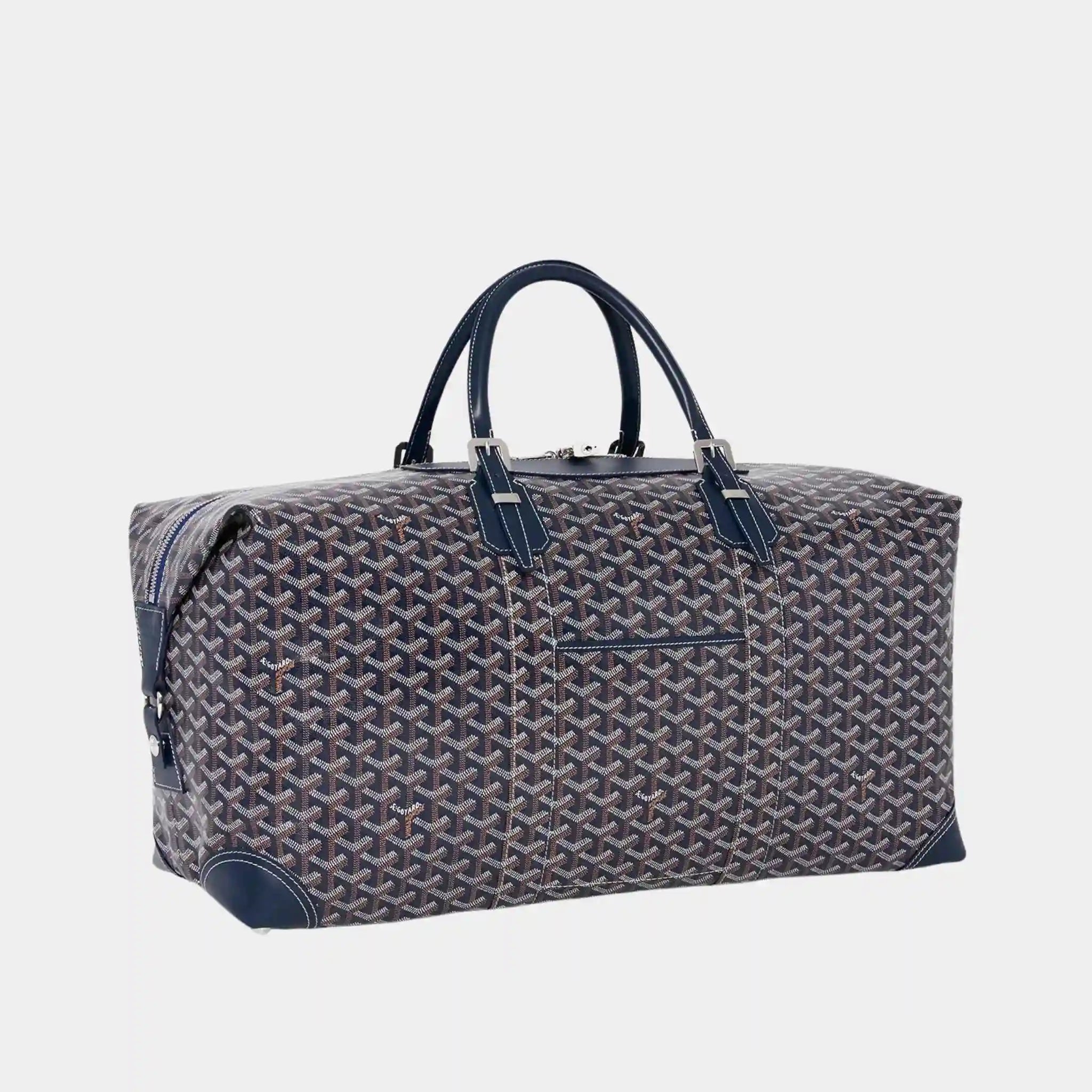 Goyard Bowling 55 Bag, Navy Blue