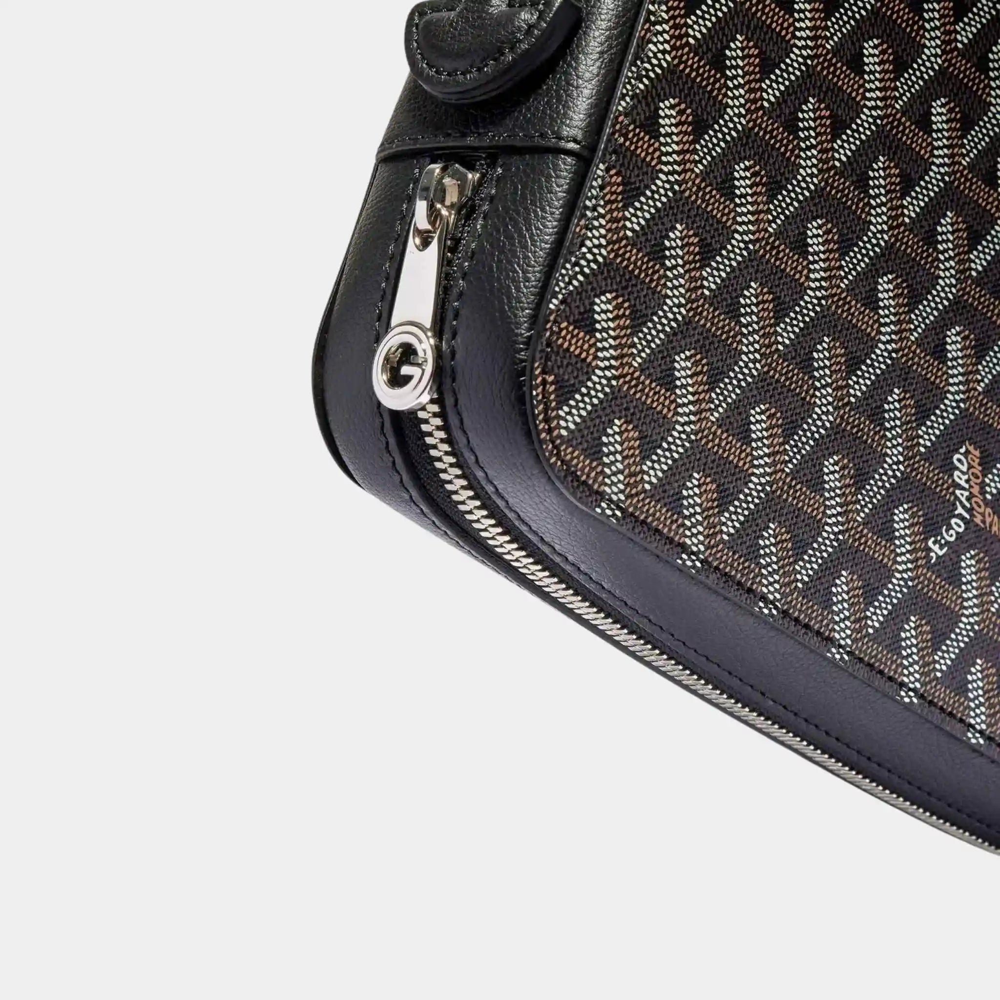 Goyard Compagnon Universel A4, Black, Side View