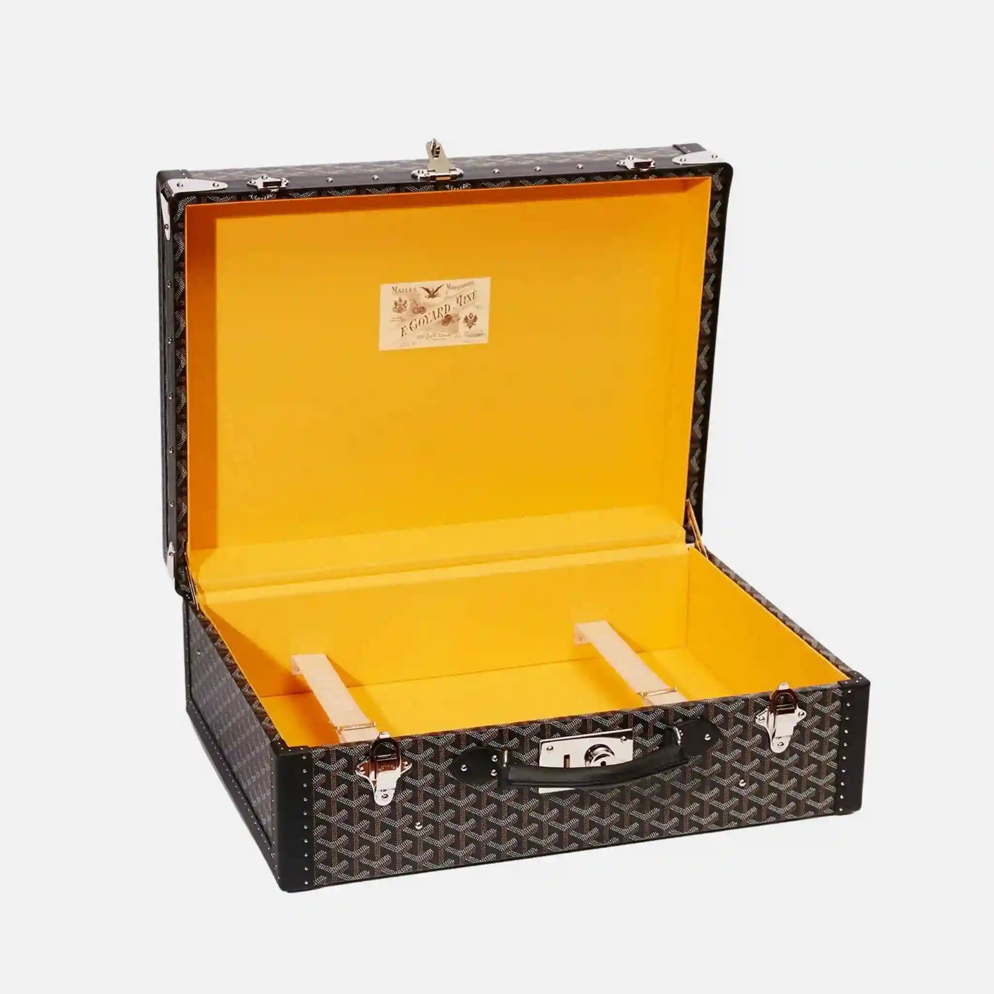 Goyard Grand Hotel 50 Case, Black, Inside