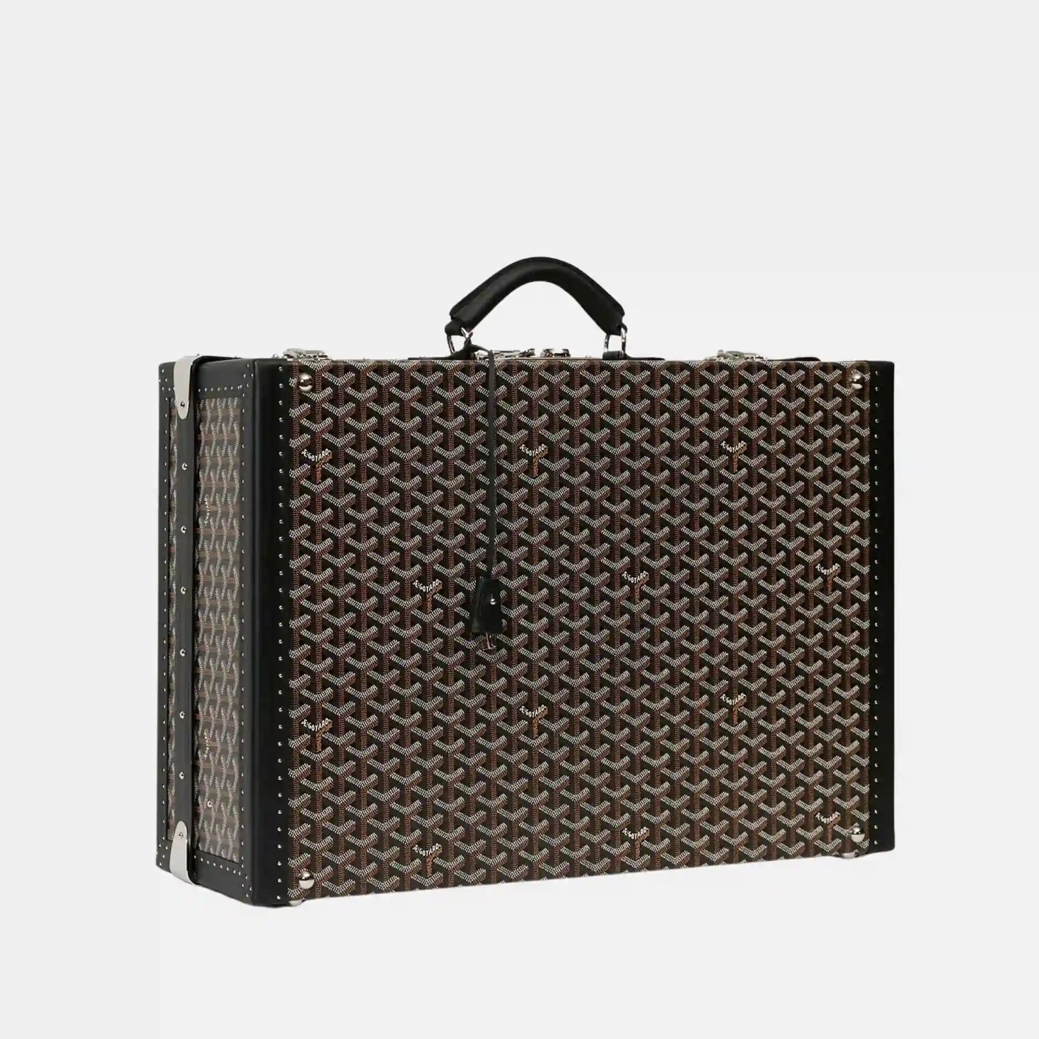 Goyard Grand Hotel 55 Case, Black, Front