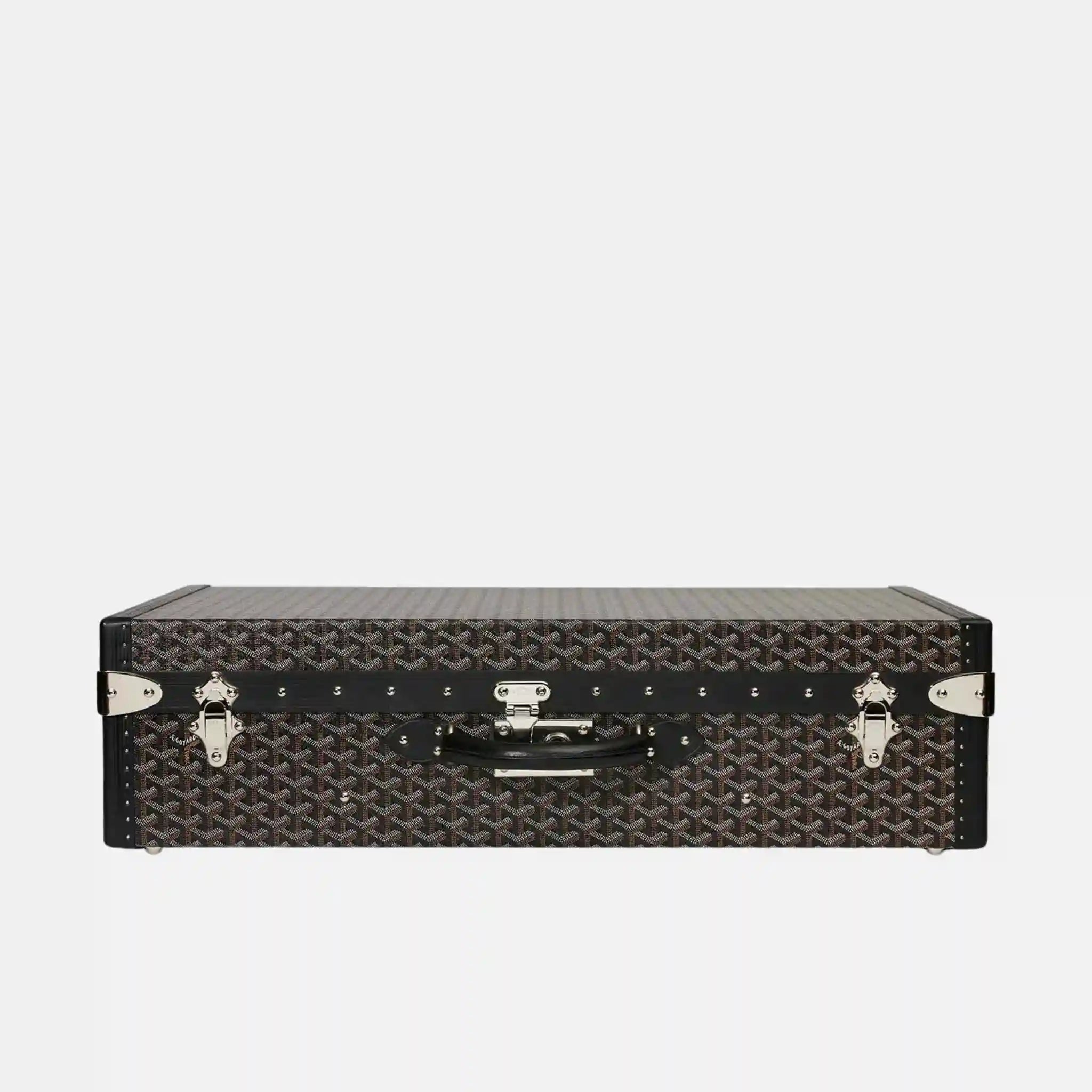 Goyard Grand Hotel 70 Case, Black, Front