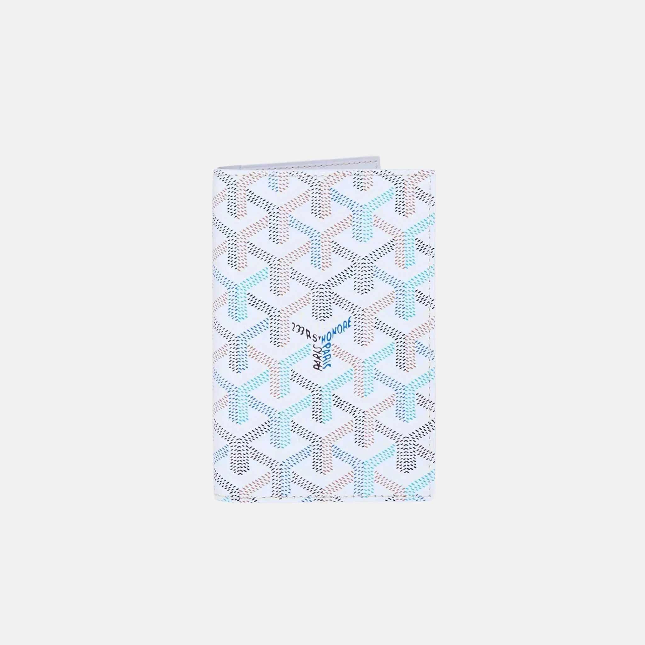 Goyard Grenelle Passport Cover Multicoloured Limited Edition, Polar Blue