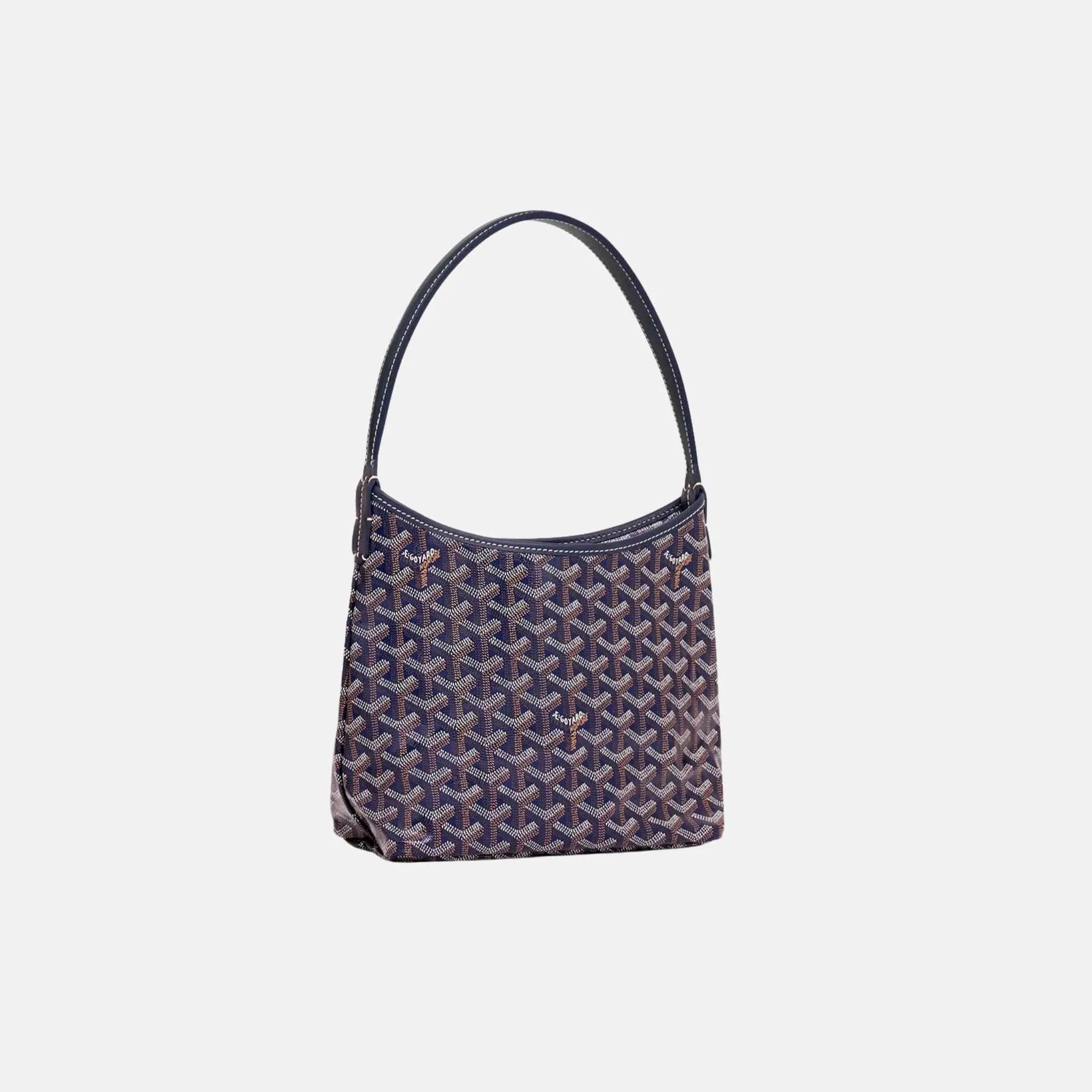 Goyard Hobo Boheme Mini Bag, Navy Blue
