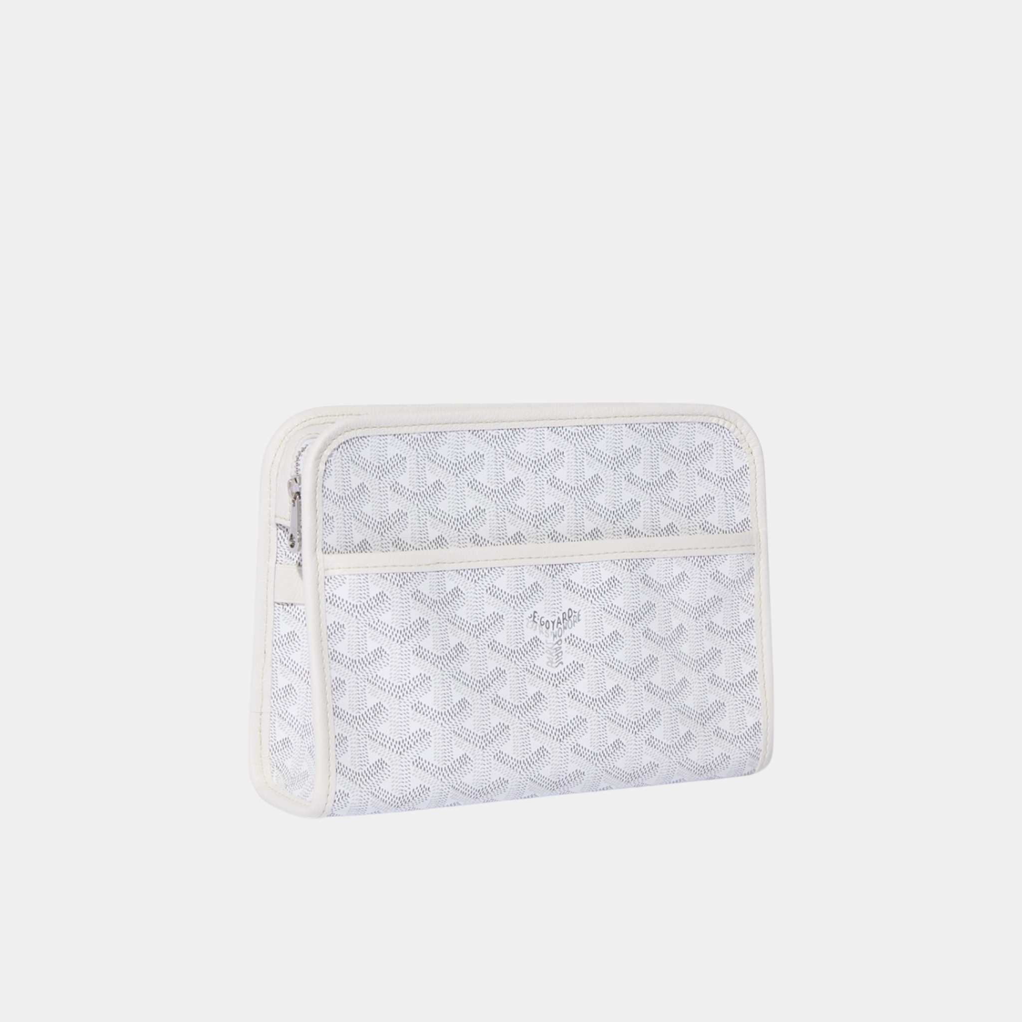 Goyard Jouvence PM Toiletry Bag White, Front