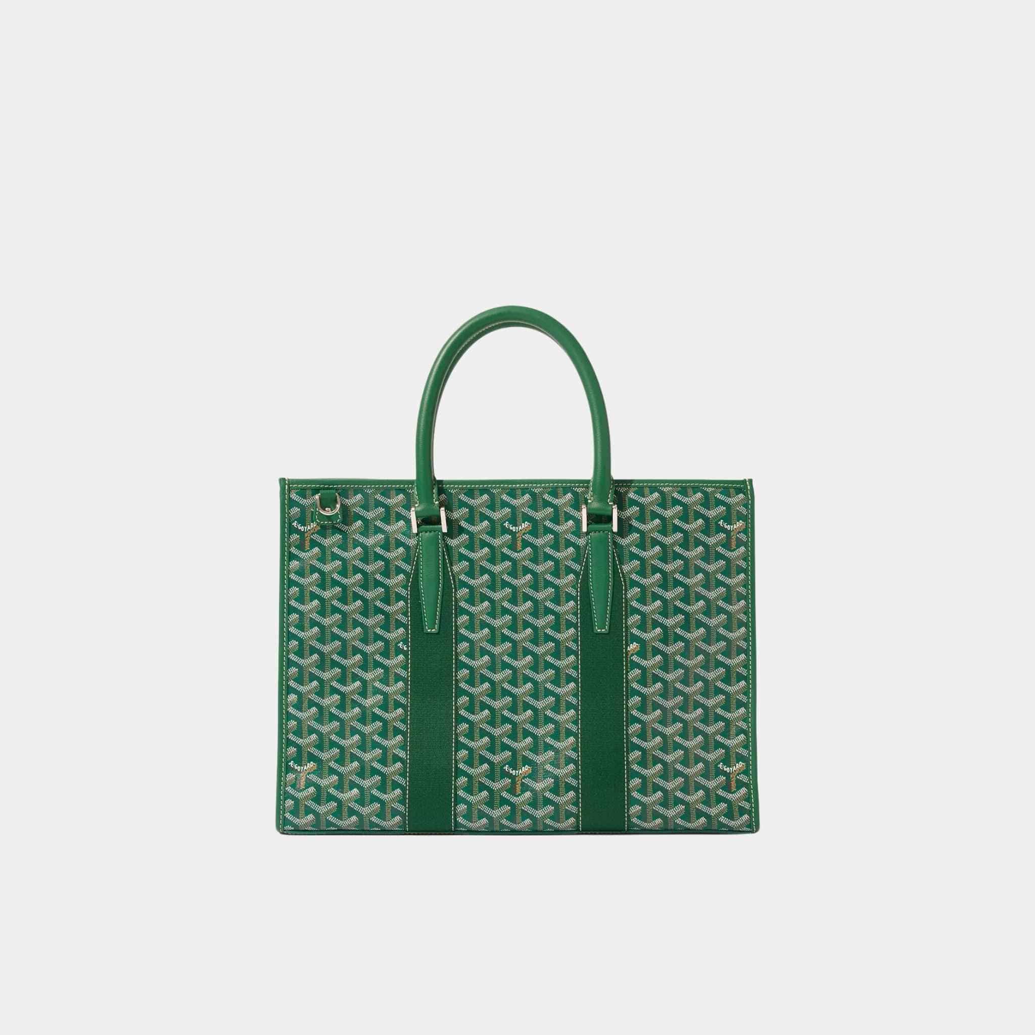 Goyard Morvan Document Case, Green, Front