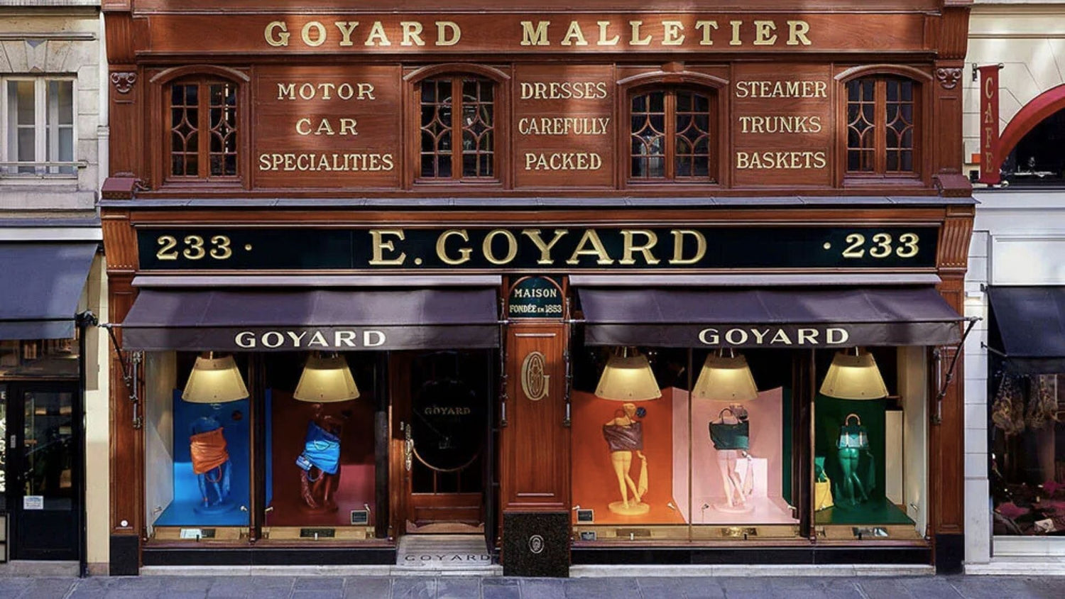 Goyard Paris boutique view