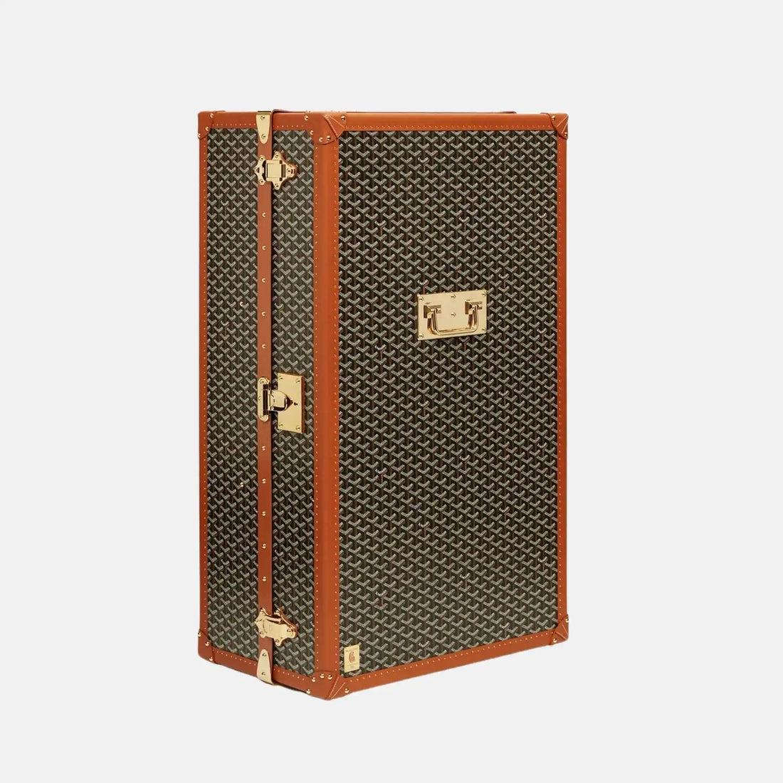 Goyard Pullman Trunk, Black and Tan, Front