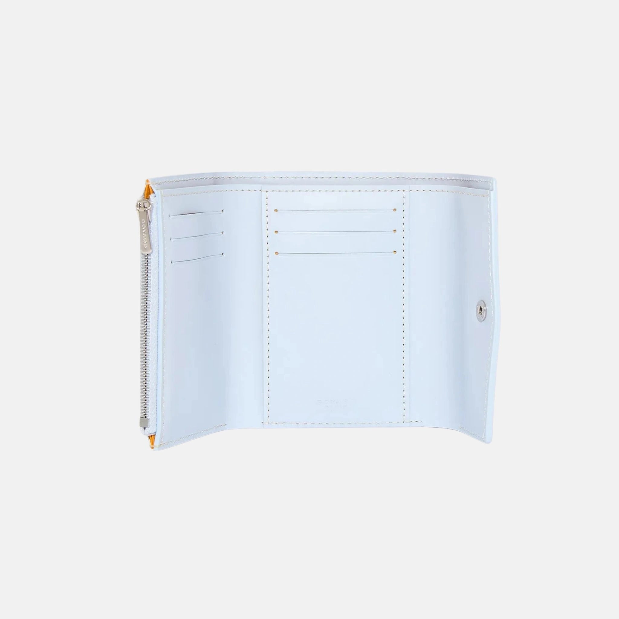 Goyard Saint Gabriel Wallet Limited Edition, Polar Blue, Inside