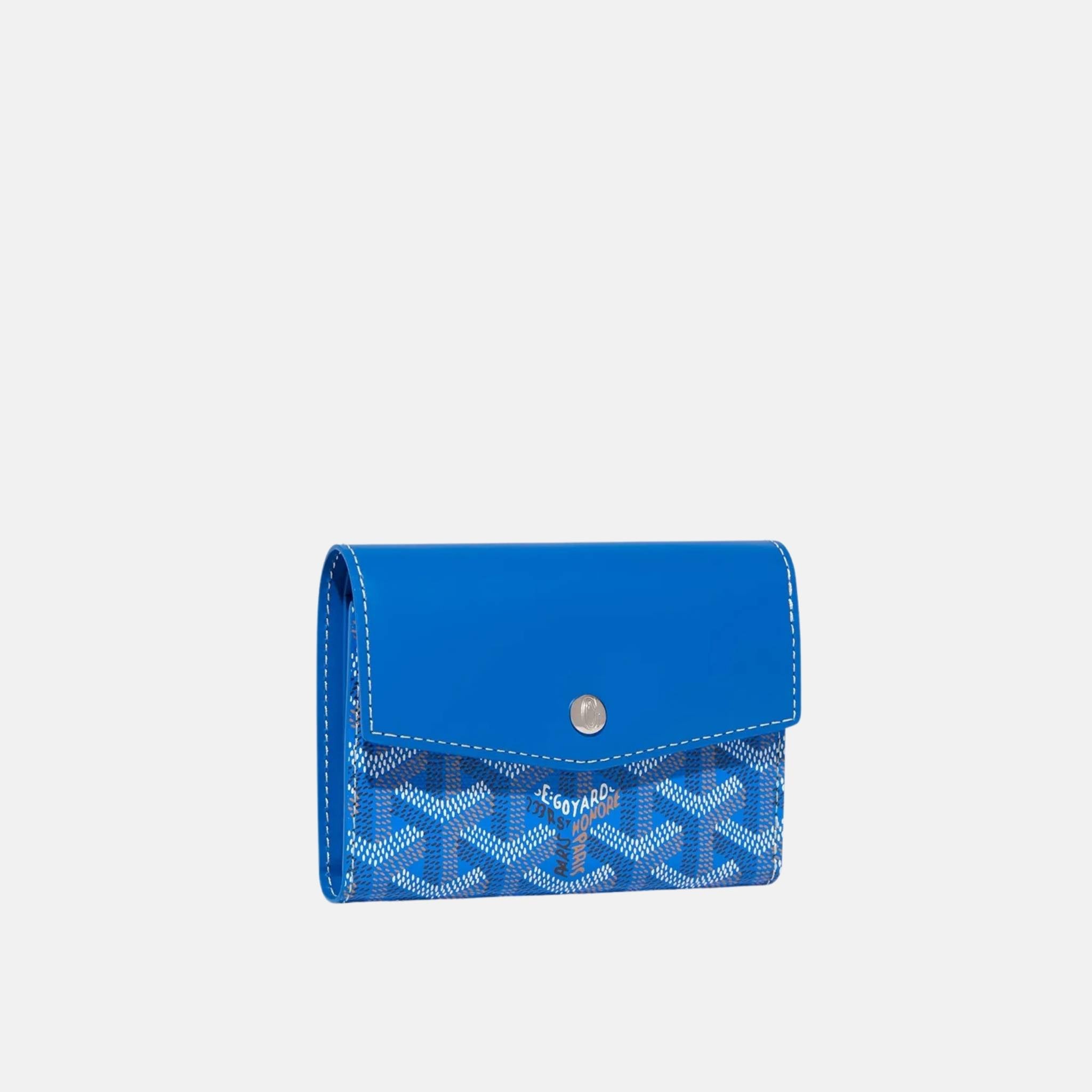 Goyard Saint Gabriel Wallet, Sky Blue