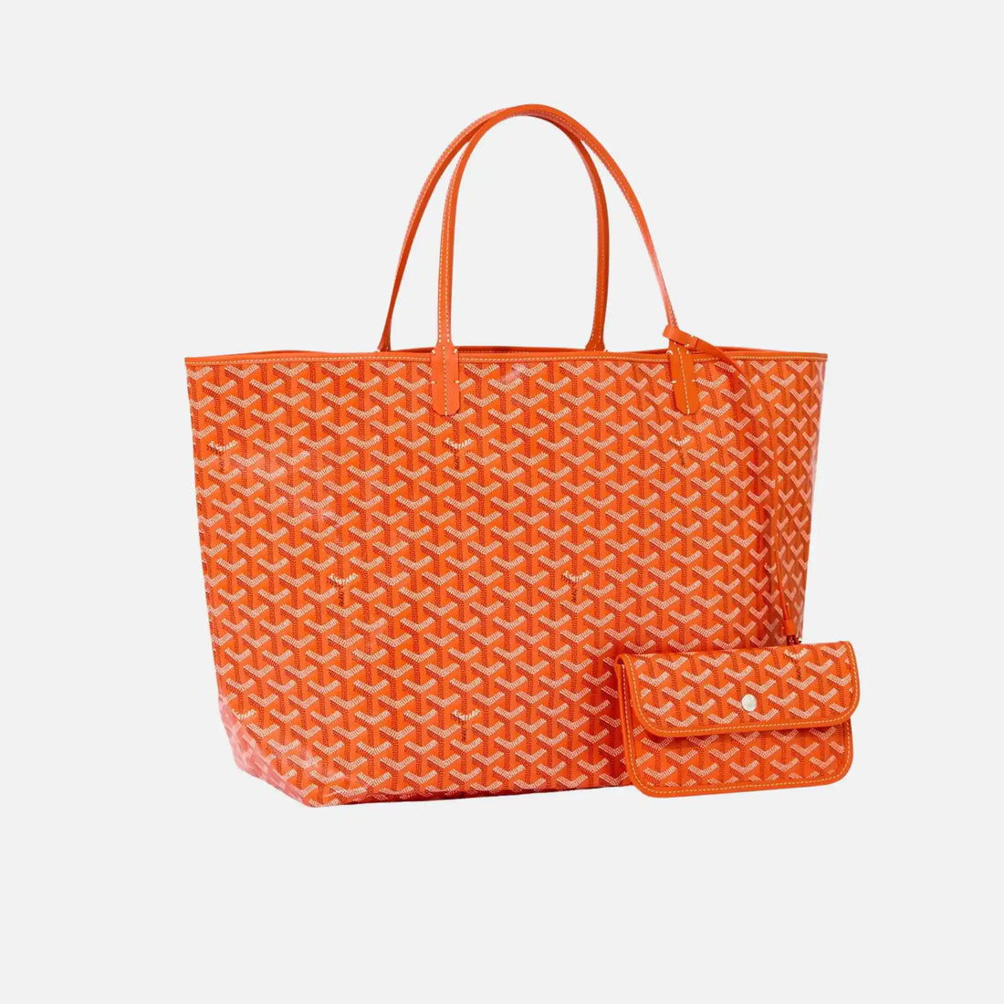 Goyard Saint Louis GM Bag, Orange, front