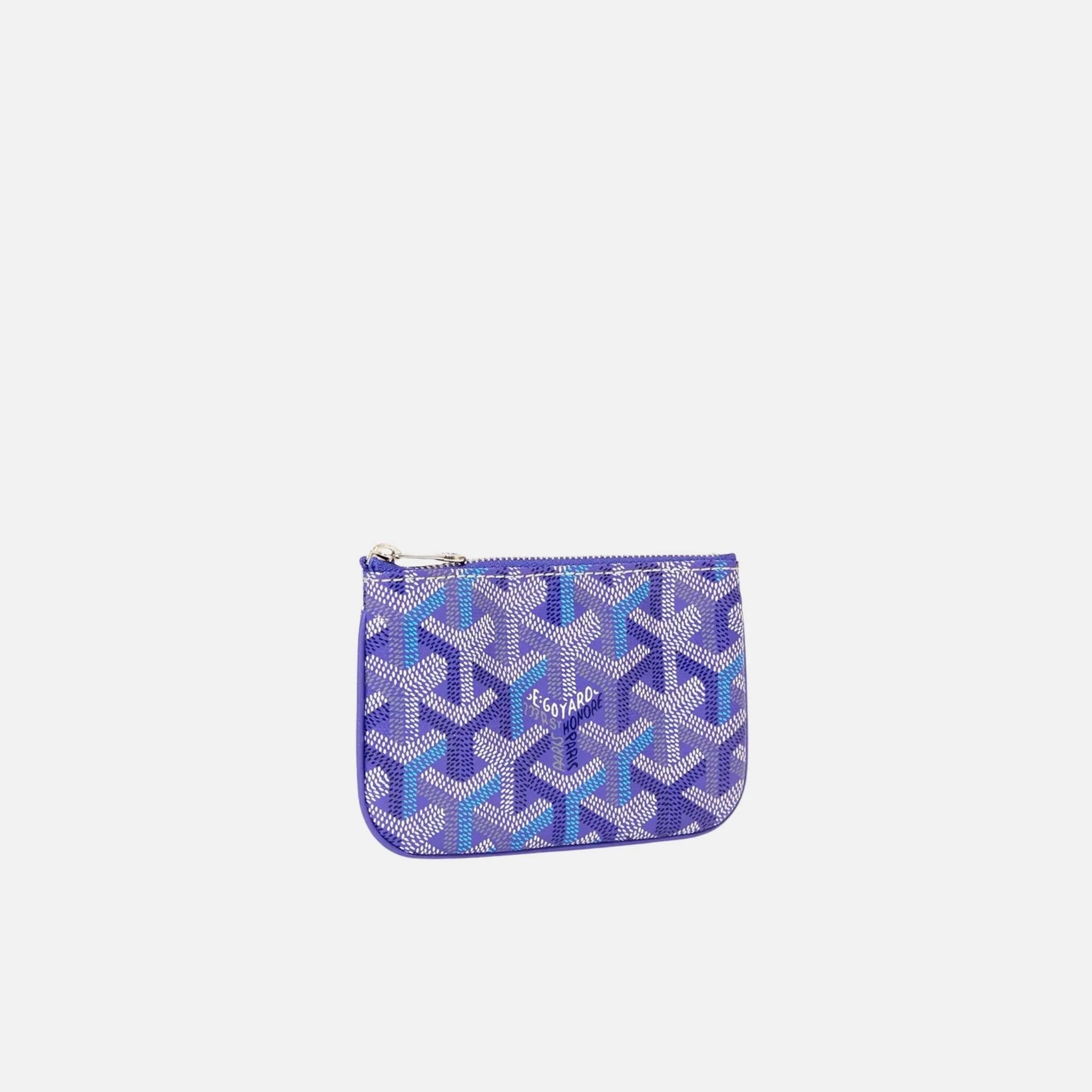 Goyard Senat Nano Key Pouch Multicoloured Limited Edition, Blueberry Purple