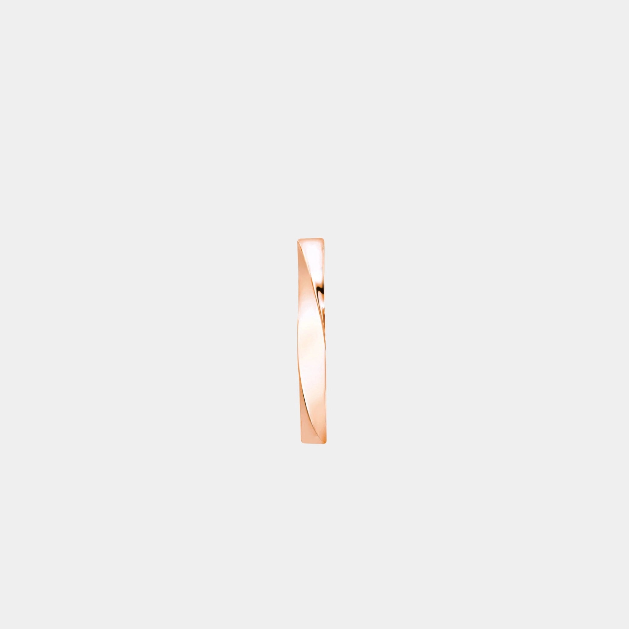 Graff Spiral Rose Gold Band 3.5MM, Side