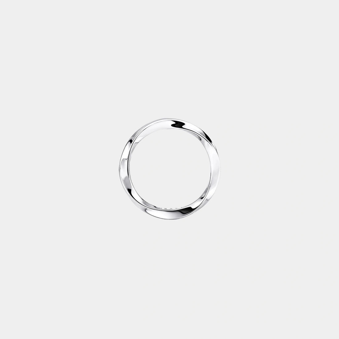 Graff Spiral White Gold Band 2.2MM, Front