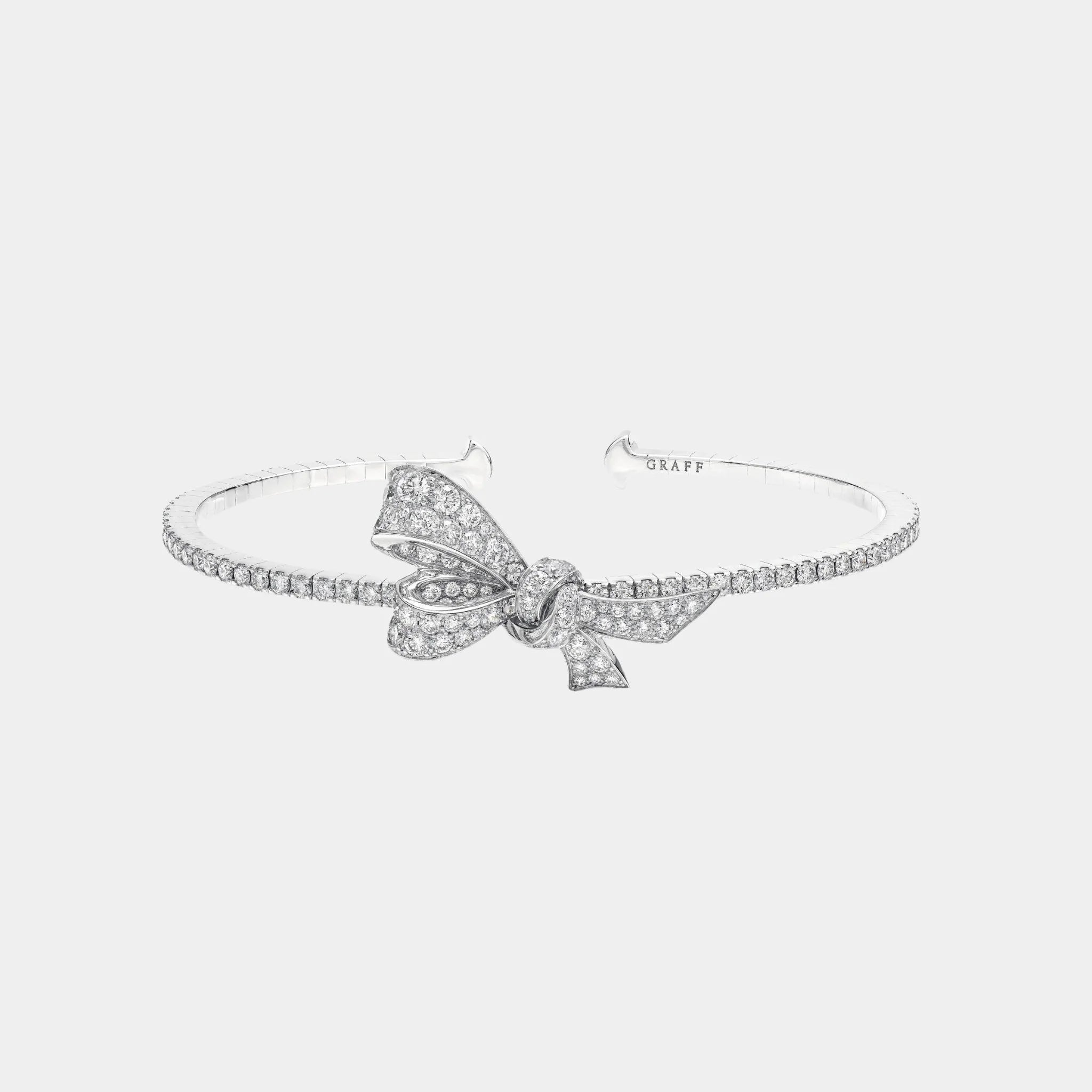 Graff Tildas Bow Diamond Bangle, Front