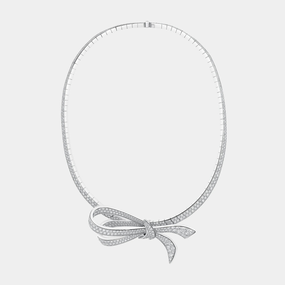 Graff Tildas Bow Diamond Necklace, Front