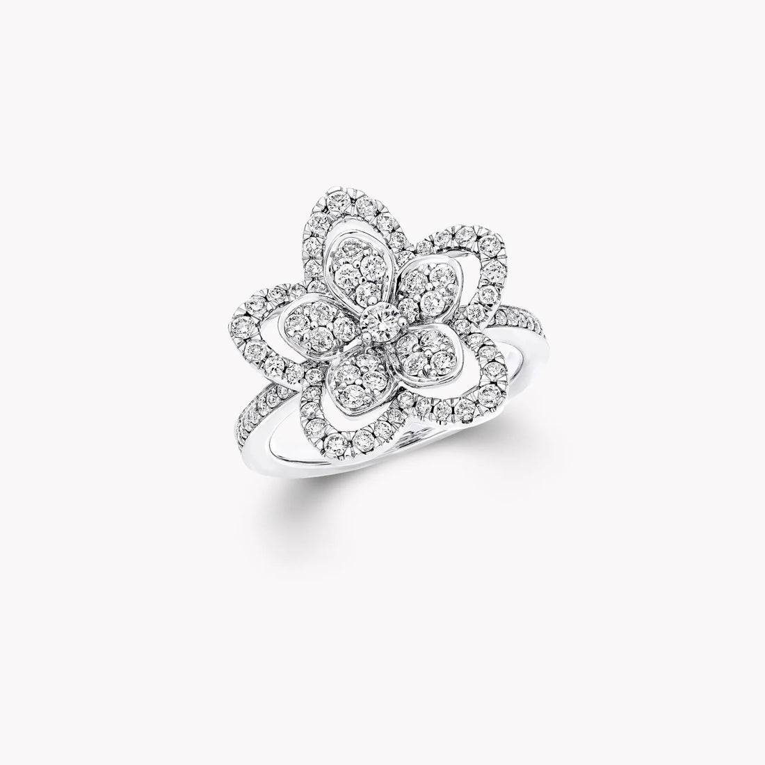 Graff Wild Flower Diamond Ring, Top