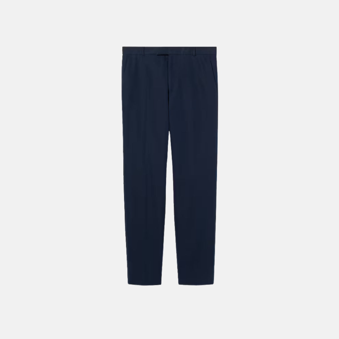 Gucci Embossed Cotton Twill Trouser, Blue, Front