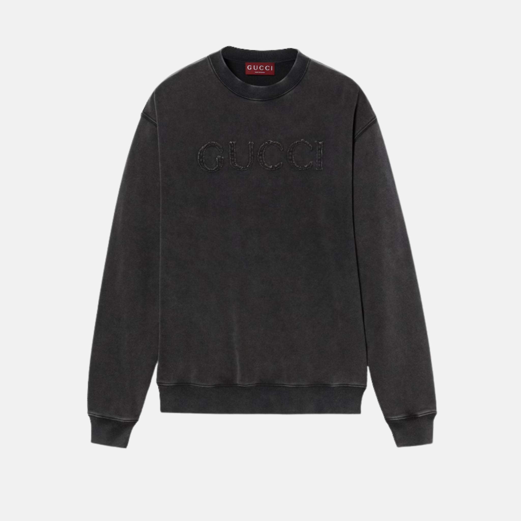 Gucci Embroidered Cotton Sweatshirt, Front