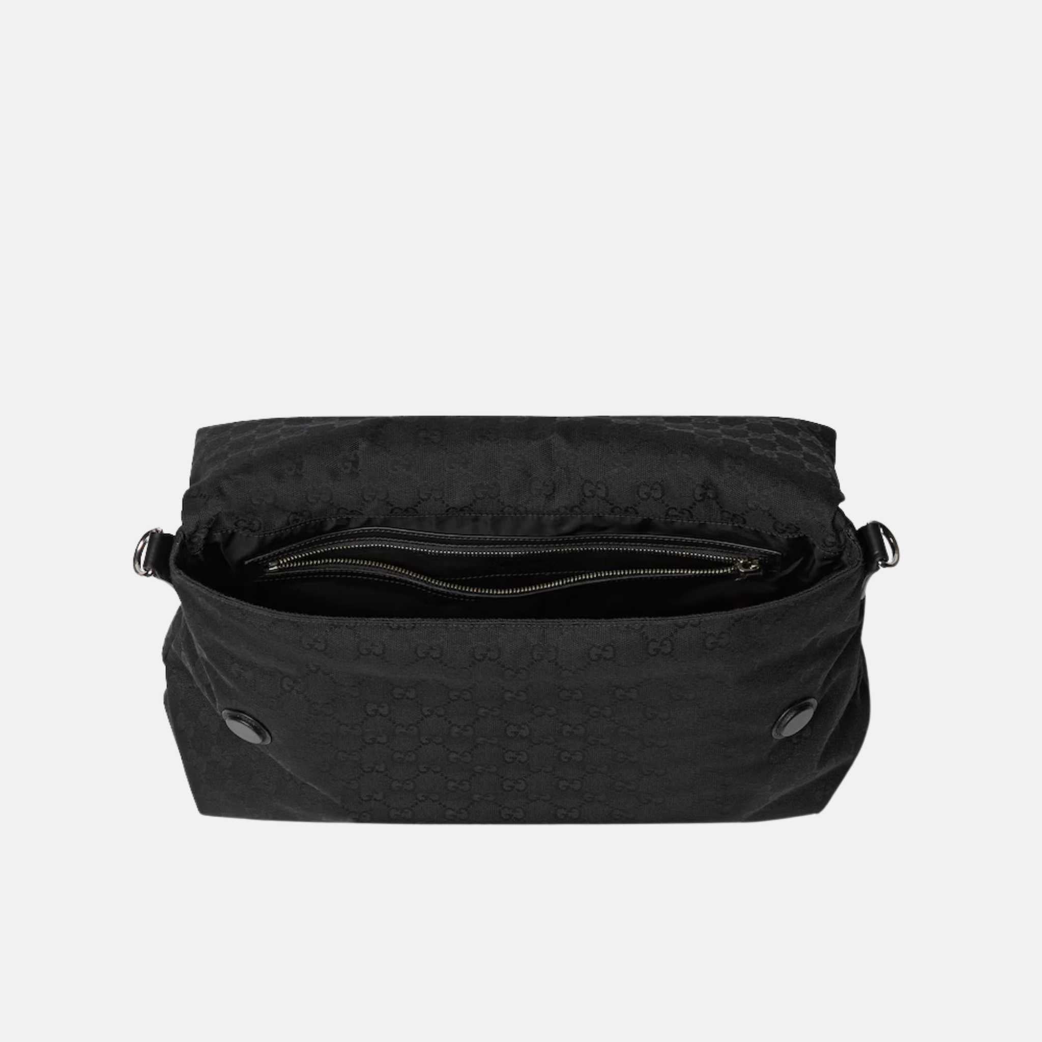 Gucci GG Canvas Large Crossbody Bag, Inside