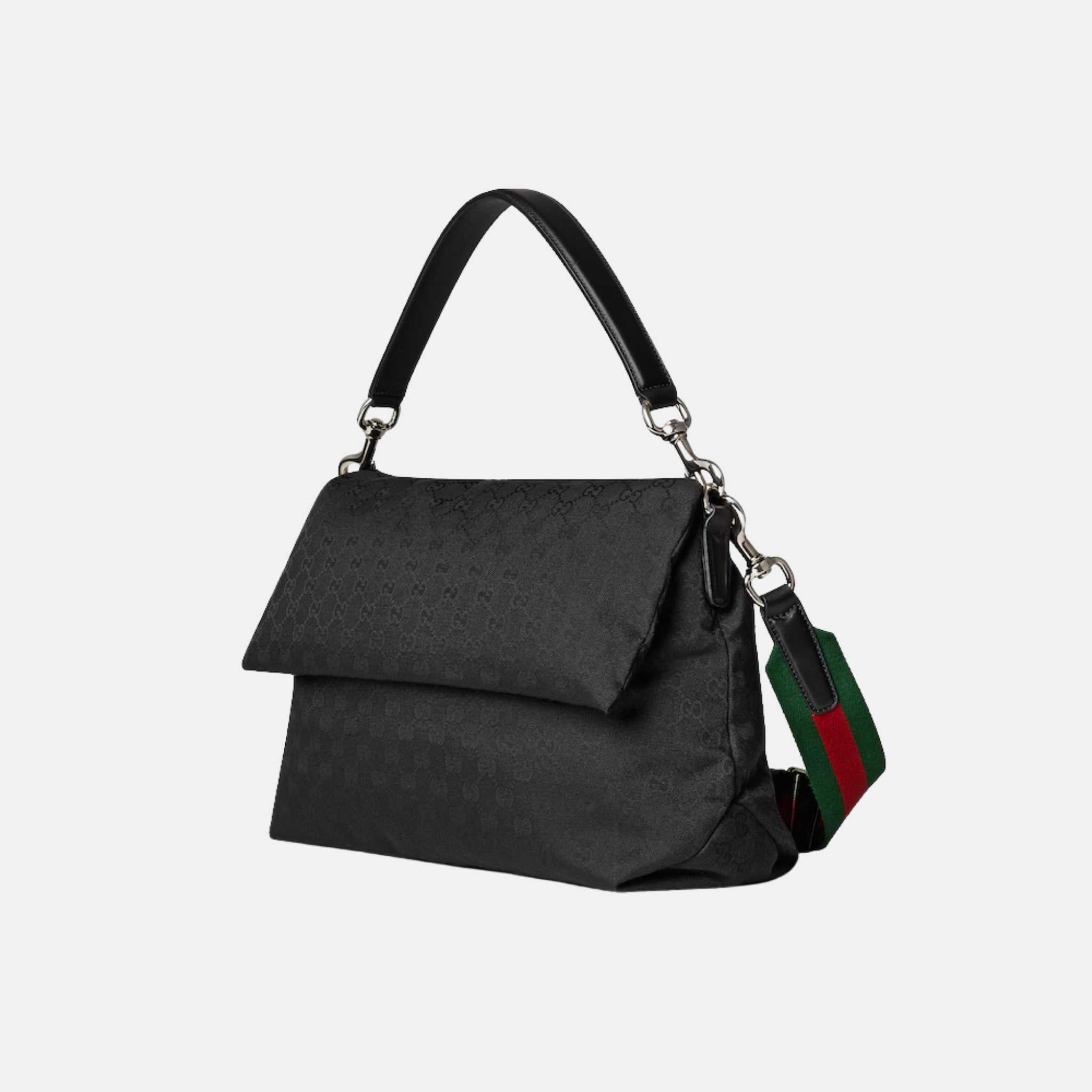 Gucci GG Canvas Large Crossbody Bag, Side