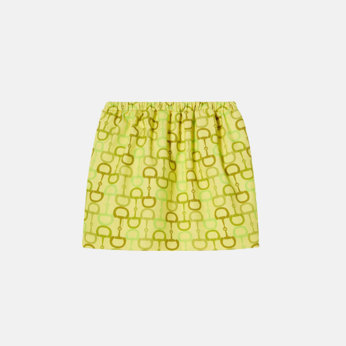 Gucci Printed Cotton Mini Skirt, Front