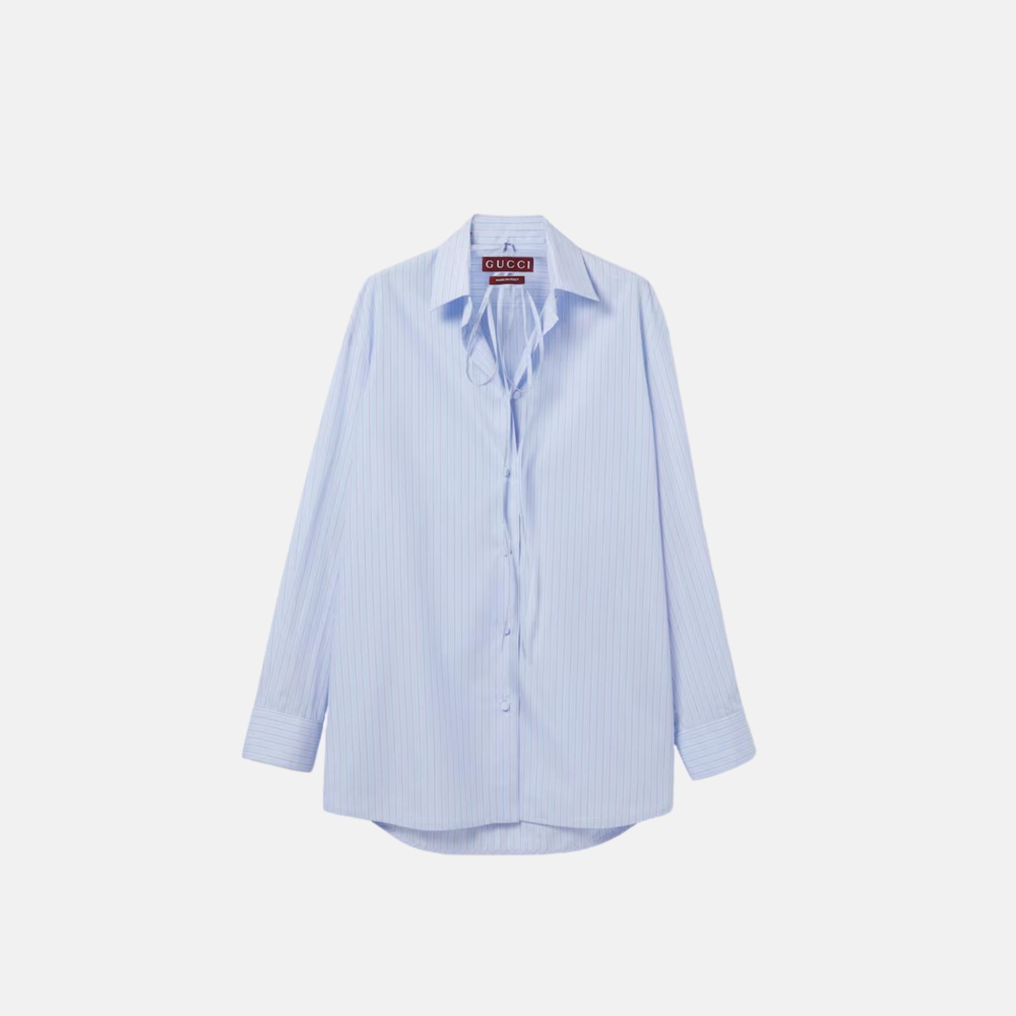 Gucci Striped Cotton Shirt, Front