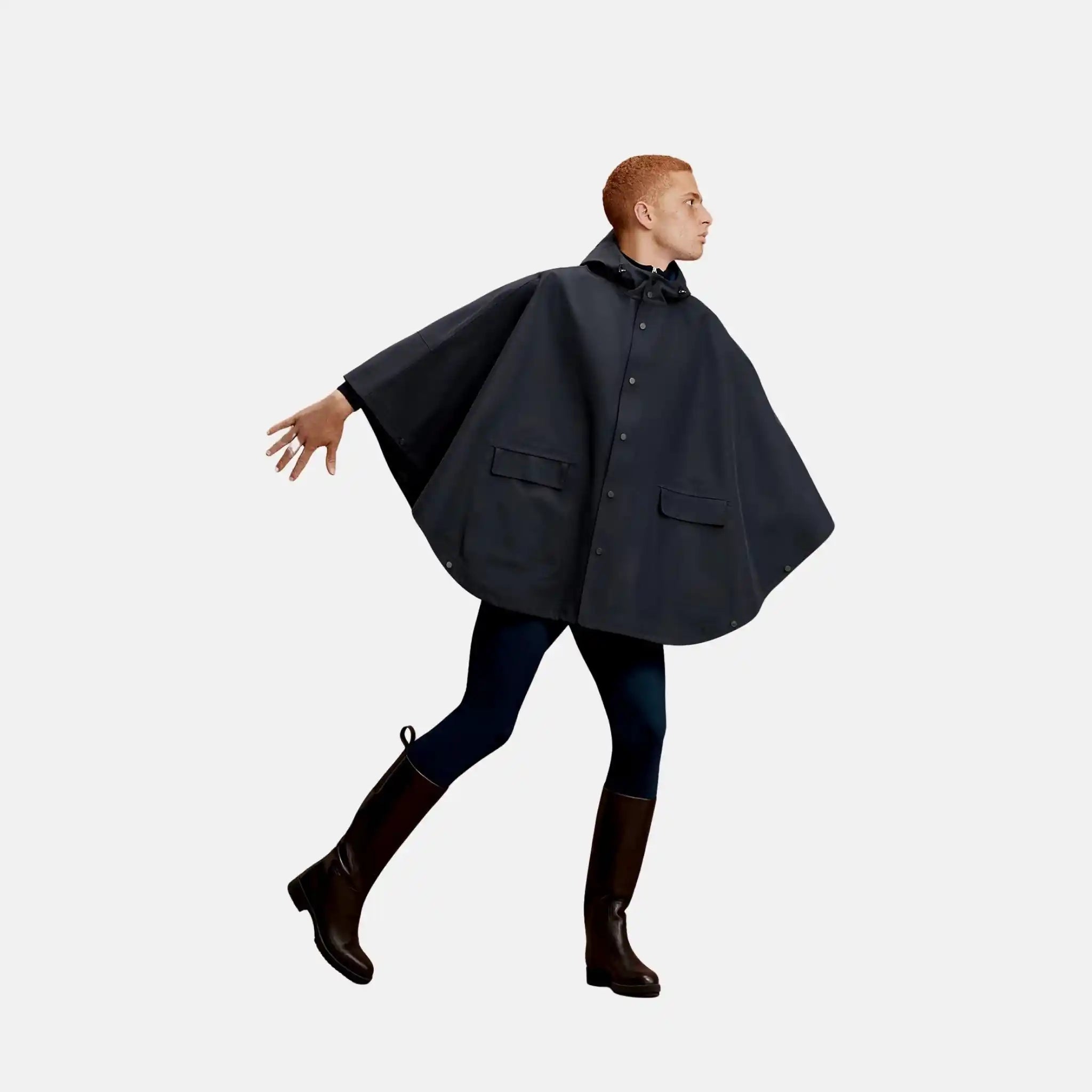 Hermes Allure II General Purpose Rain Cape, Navy, Front