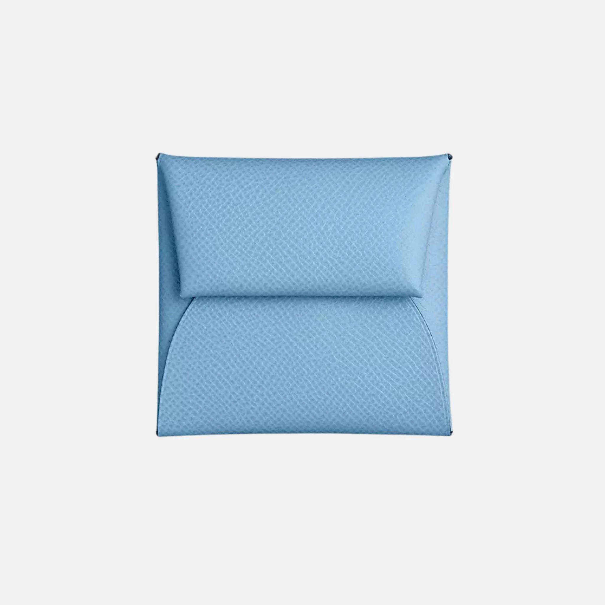 Hermes Bastia Purse Epsom Calfskin Celeste