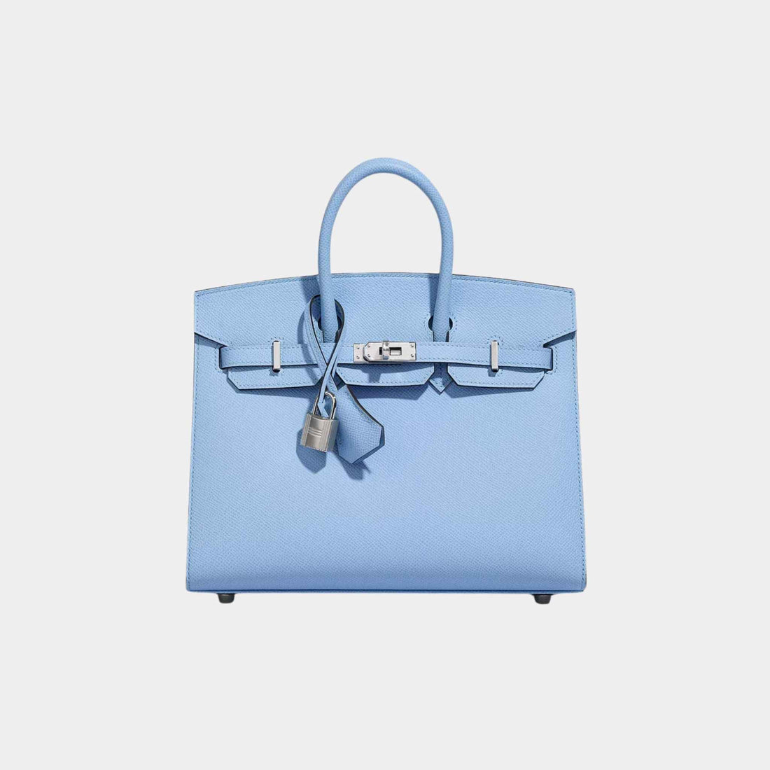 Hermes Birkin 25 Epsom Bleu Celeste, Front