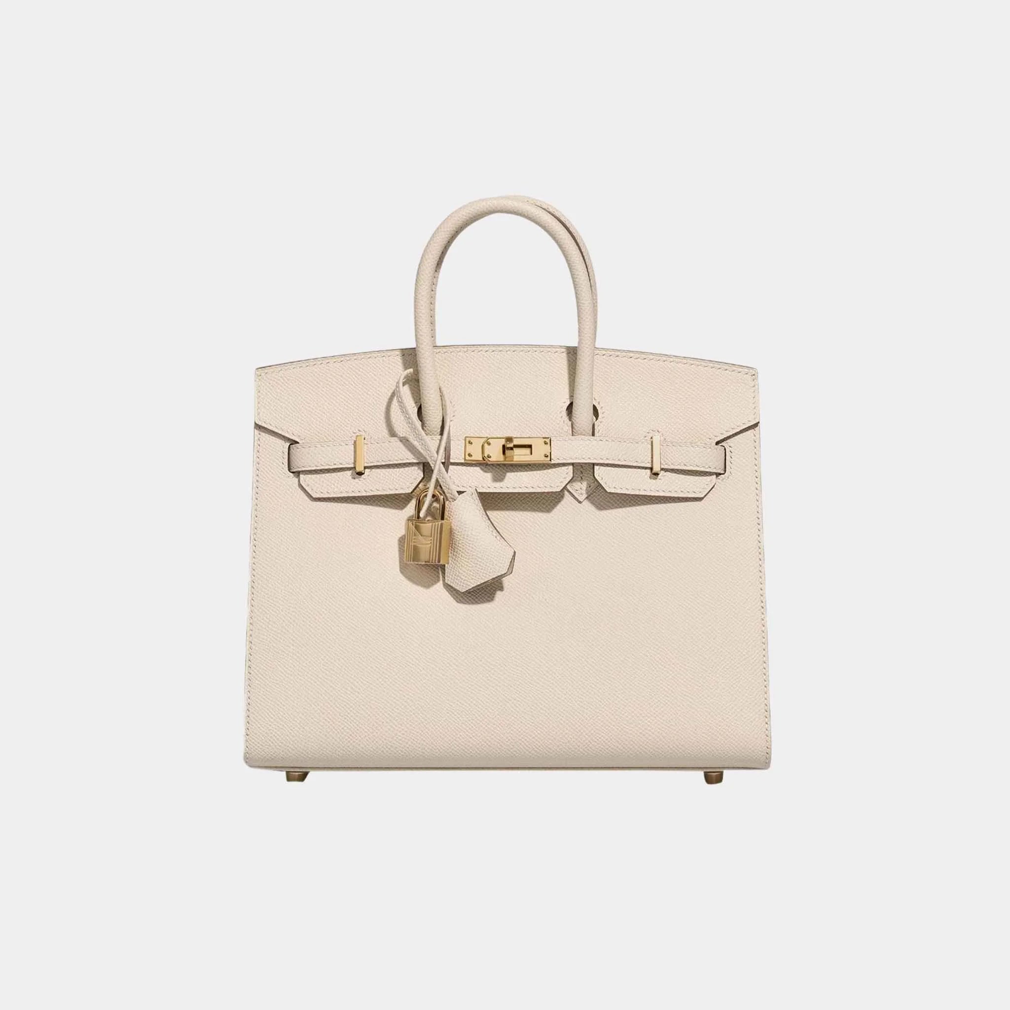 Hermes Birkin 25 Epsom Craie GHW, Front