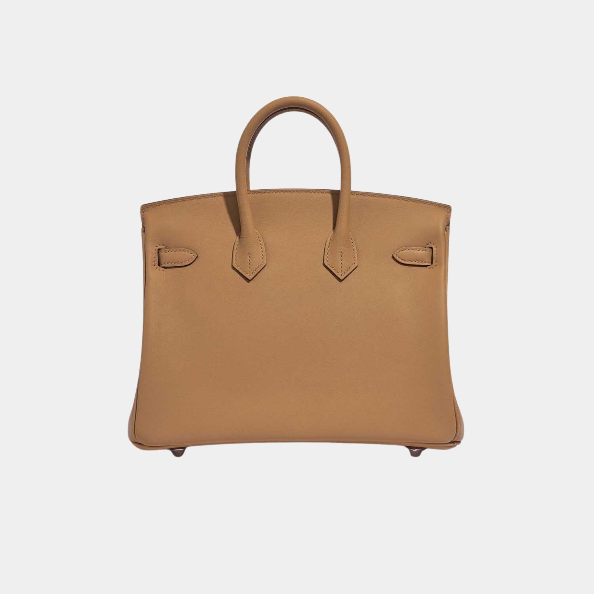 Hermes Birkin 25 Swift Biscuit In and Out, Back
