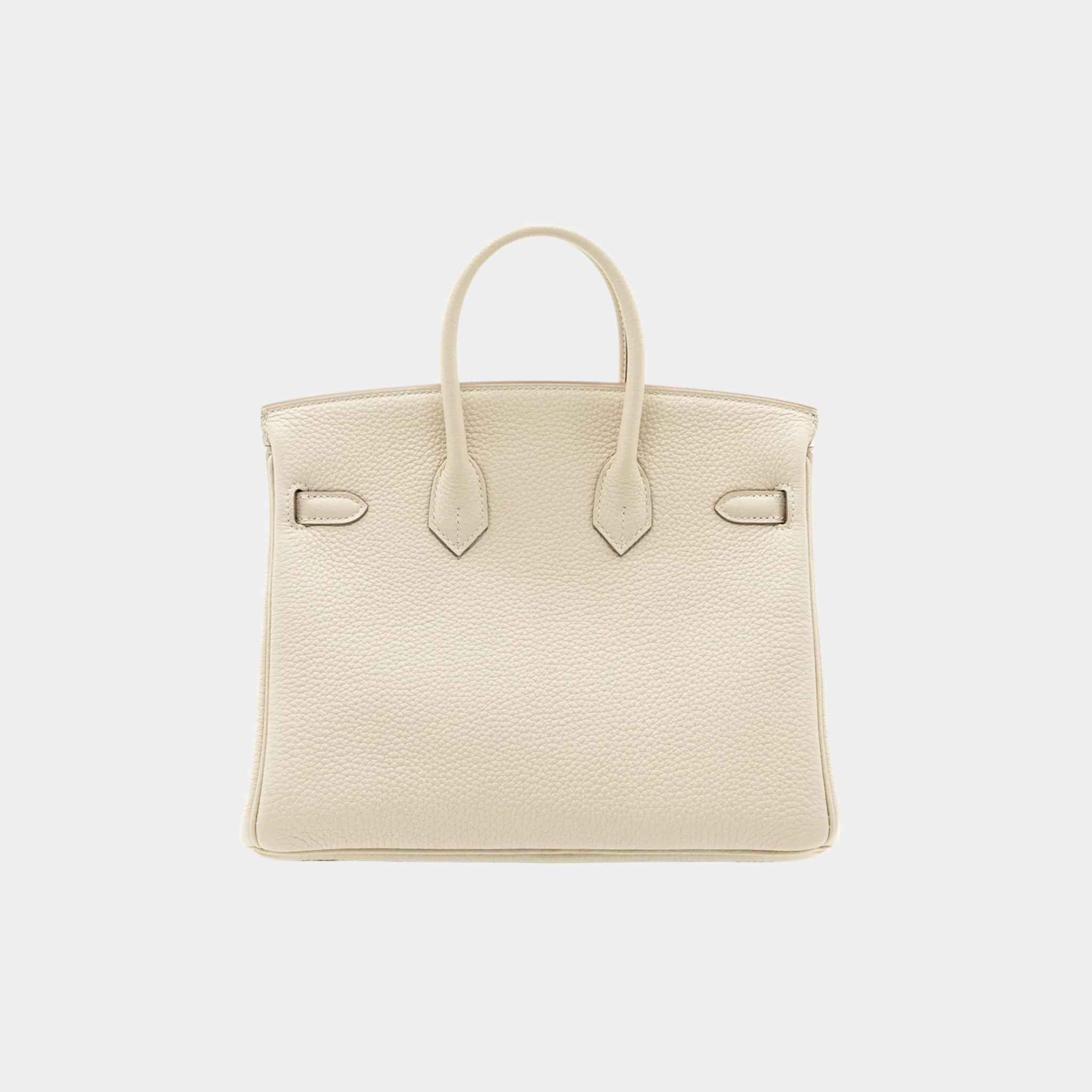 Hermes Birkin 25 Togo Craie GHW, Back