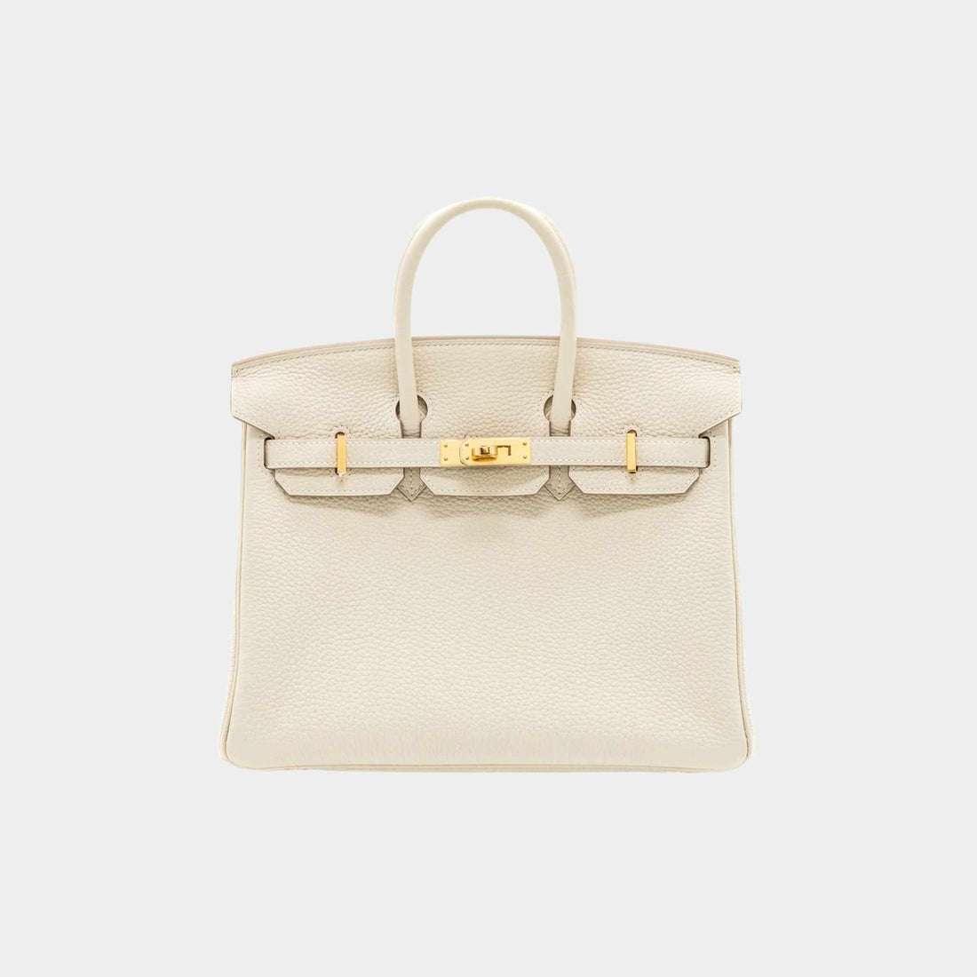 Hermes Birkin 25 Togo Craie GHW, Front