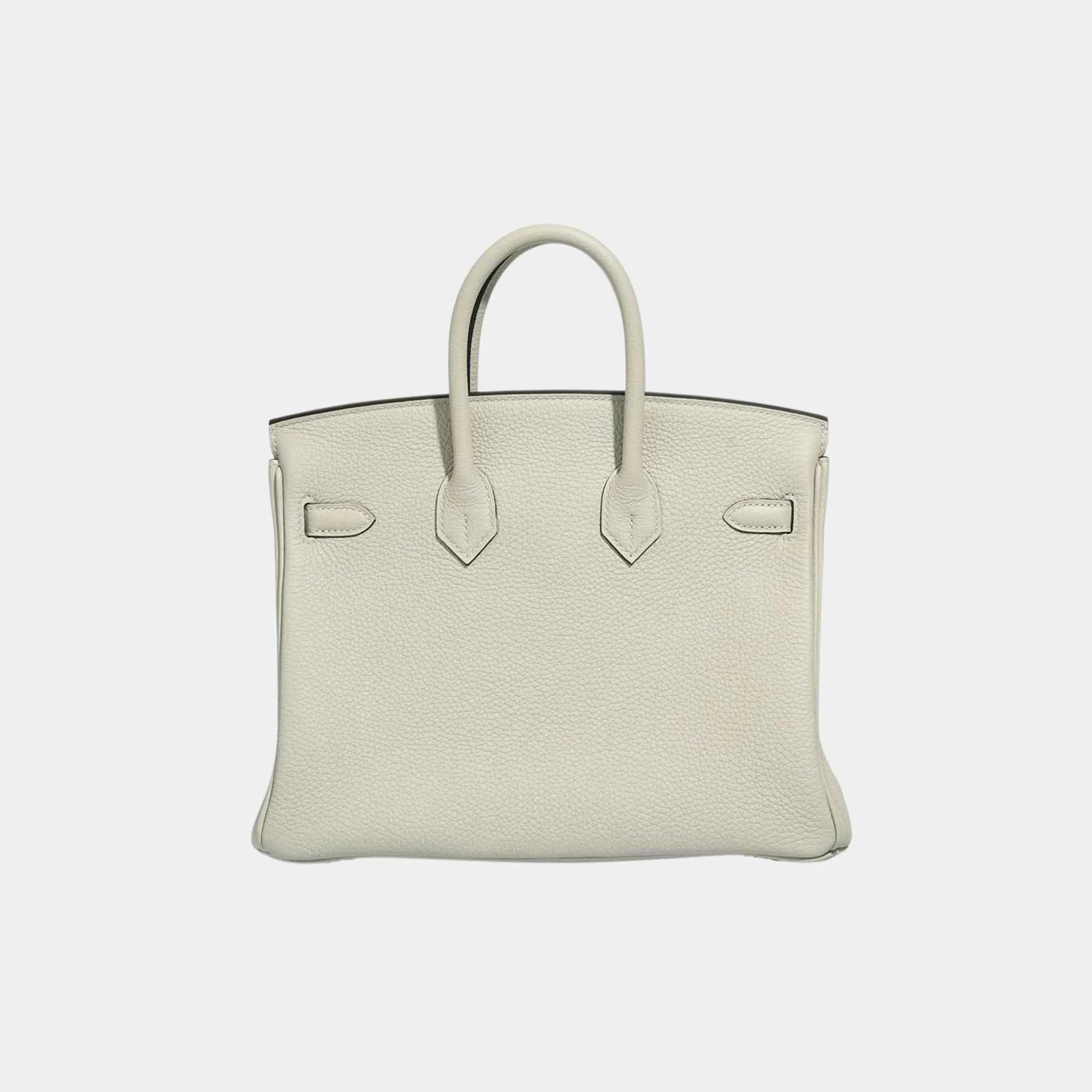 Hermes Birkin 25 Togo Gris Neve, Back