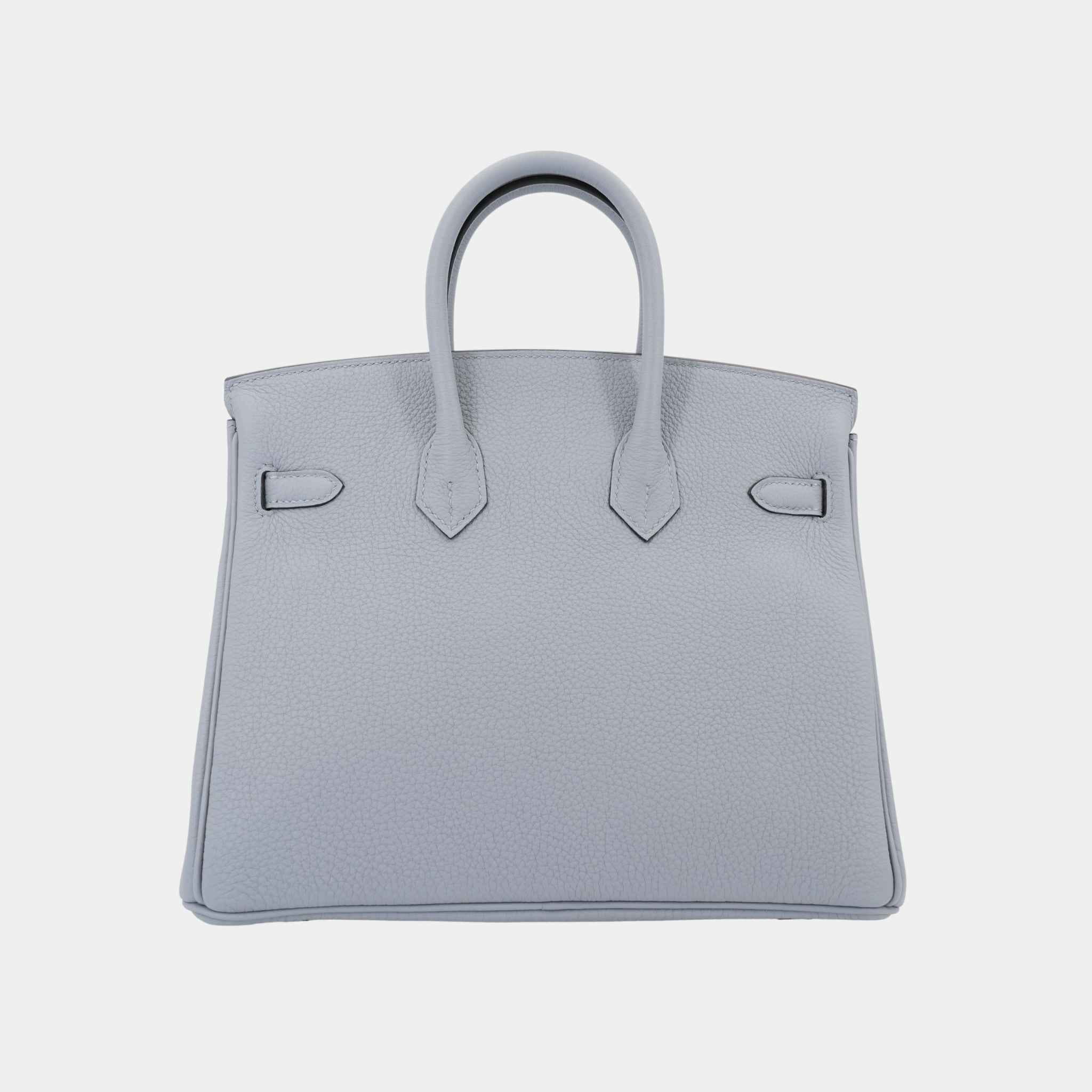 Hermes Birkin 25 Togo Gris Pantin PHW, Back