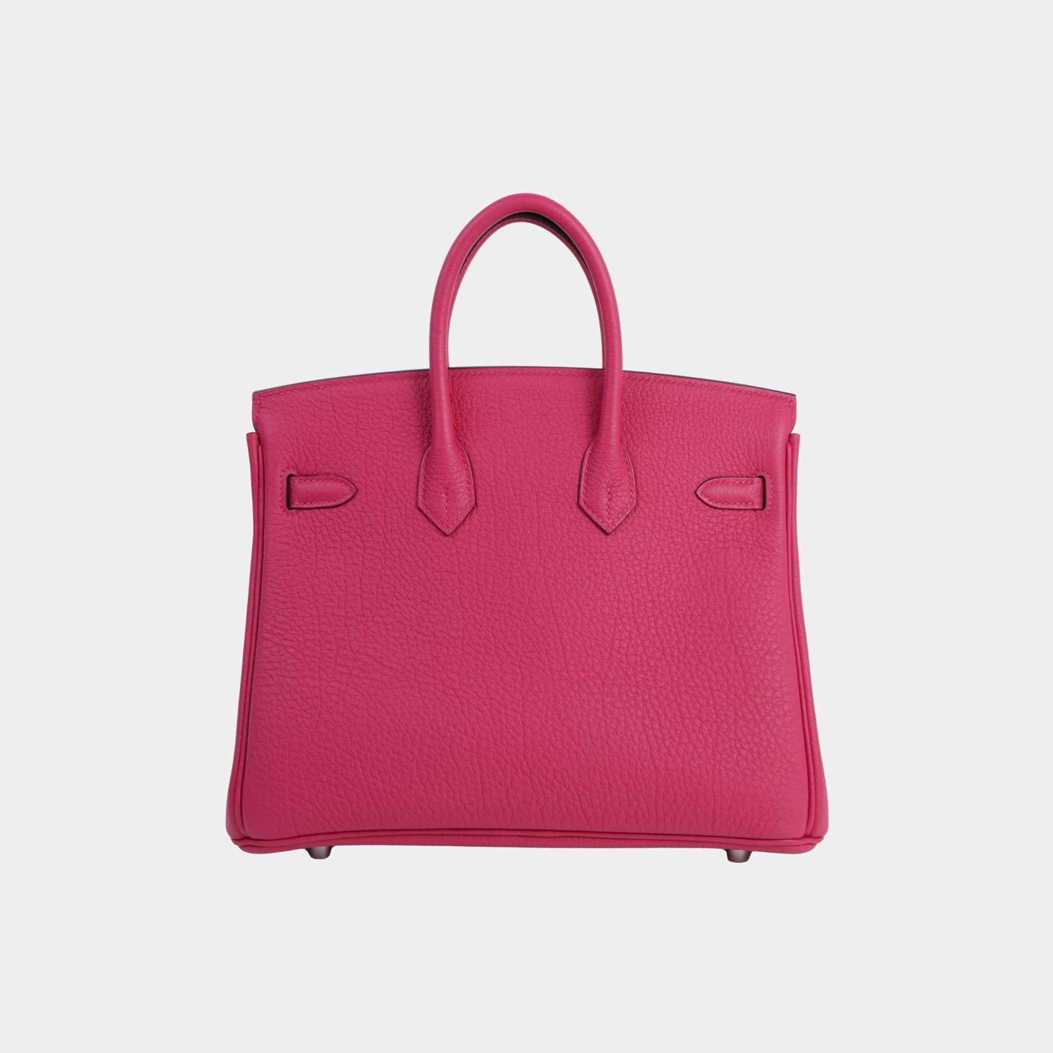 Hermes Birkin 25 Togo Rose Mexico PHW, Back